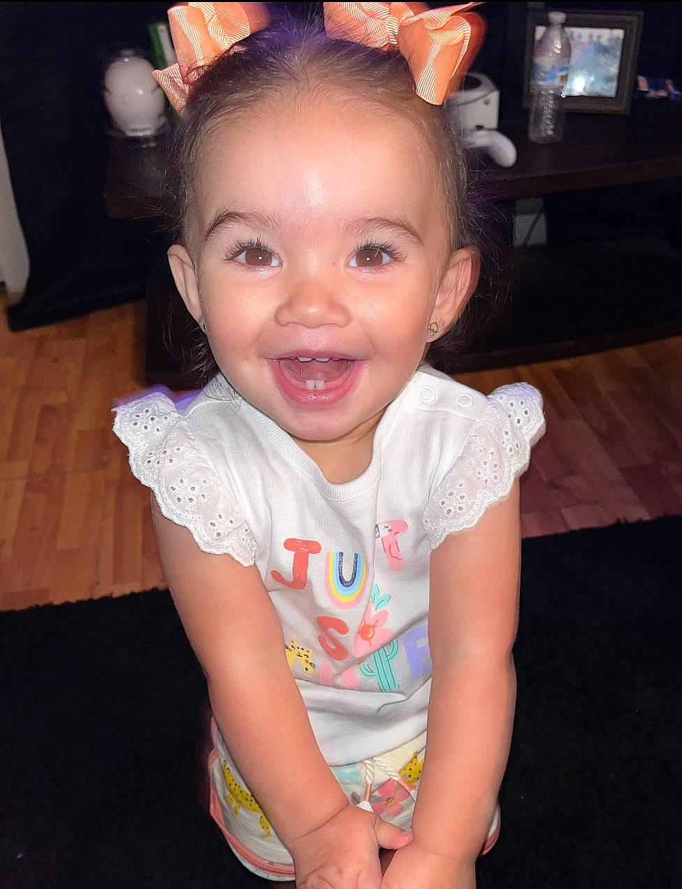 Emori joined the competition — help win amazing prizes! baby_toddler_clothing, cheek, chin, ear, eye, eyebrow, eyelash, flash_photography, forehead, fun, hair, happy, iris, joy, lip, neck, nose, person, skin, sleeve