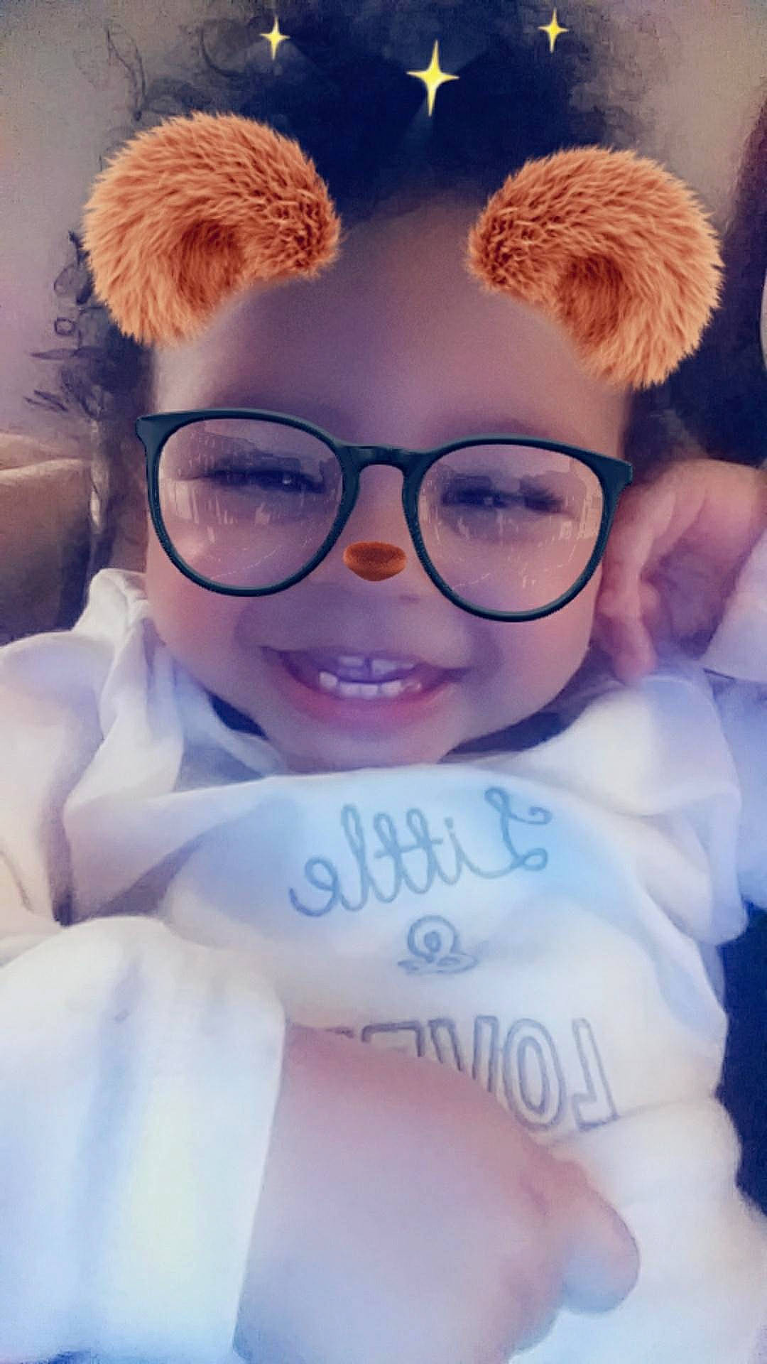 Jaxon joined the competition — help win amazing prizes! cool, ear, eyewear, forehead, fur, glasses, hair, joy, nose, person, photography, red_hair, selfie, smile, stuffed_toy, teddy_bear, toy, vision_care