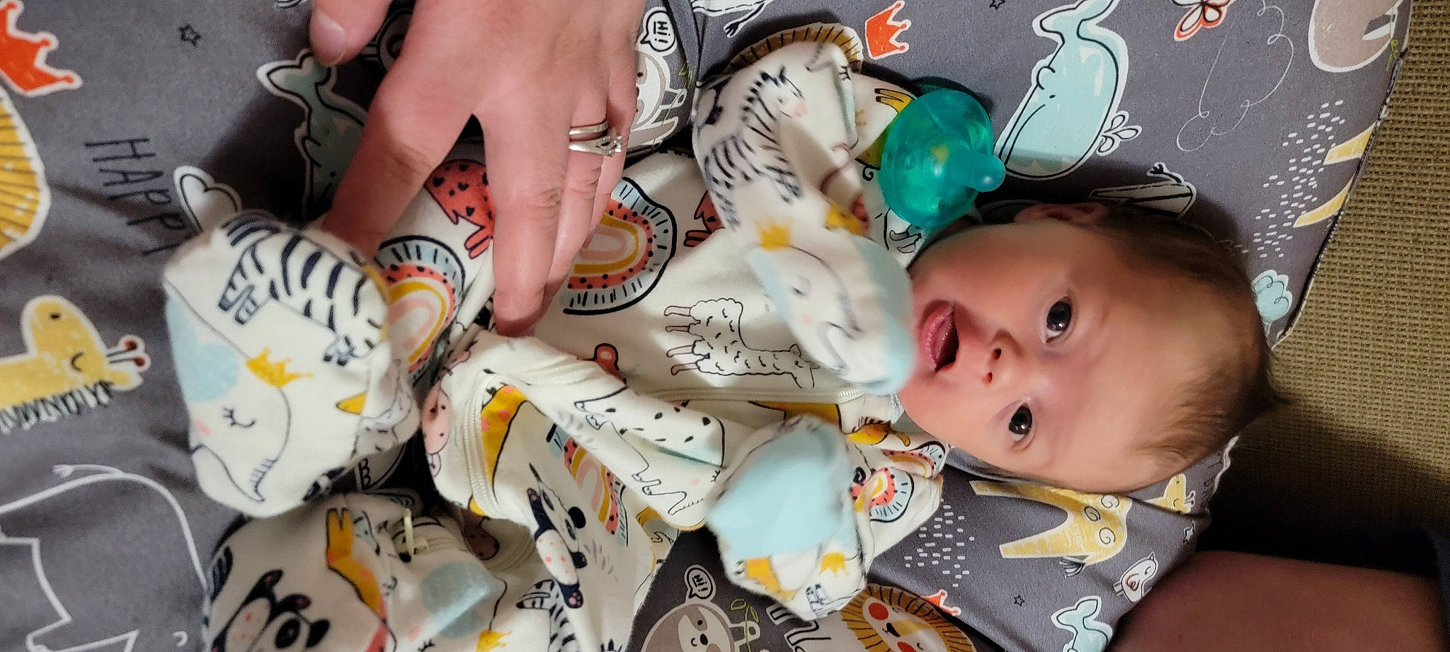 Adrianna is registered to the contest to win money with this photo: art, baby, baby_toddler_clothing, cheek, drinkware, event, eyelash, facial_expression, happy, headgear, mammal, orange, organ, pattern, person, porcelain, surprise, tableware, textile, toddler