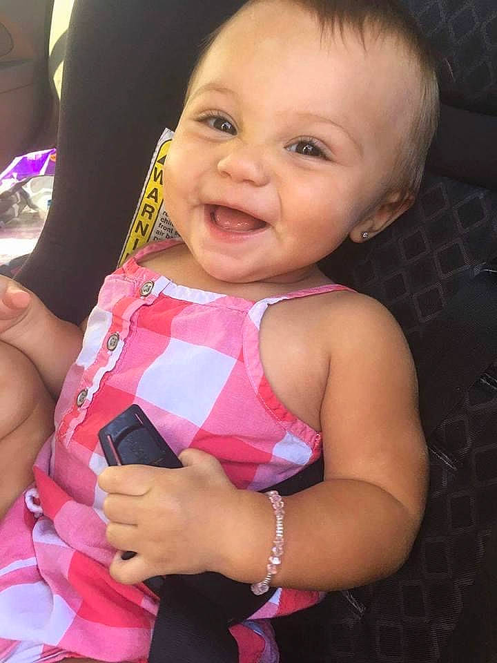 Milani joined the competition — help win amazing prizes! baby, baby_products, baby_toddler_clothing, beauty, cheek, child, facial_expression, finger, fun, gesture, hand, happy, lip, magenta, nail, person, pink, skin, smile, thumb