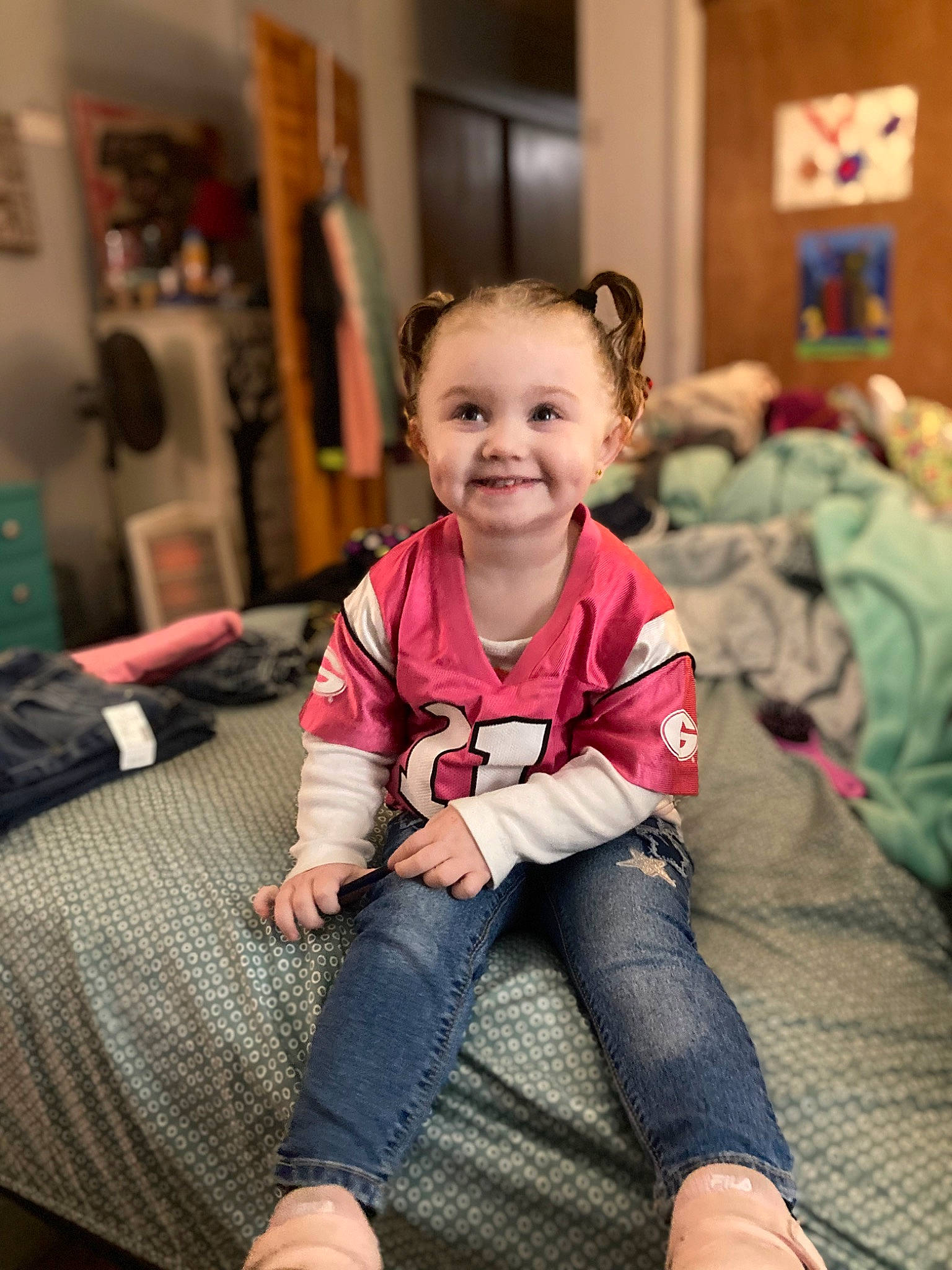 Annlee joined the competition — help win amazing prizes! child, comfort, couch, event, flooring, fun, happy, human_leg, joy, lap, leisure, living_room, person, picture_frame, play, room, sitting, skin, smile, toddler