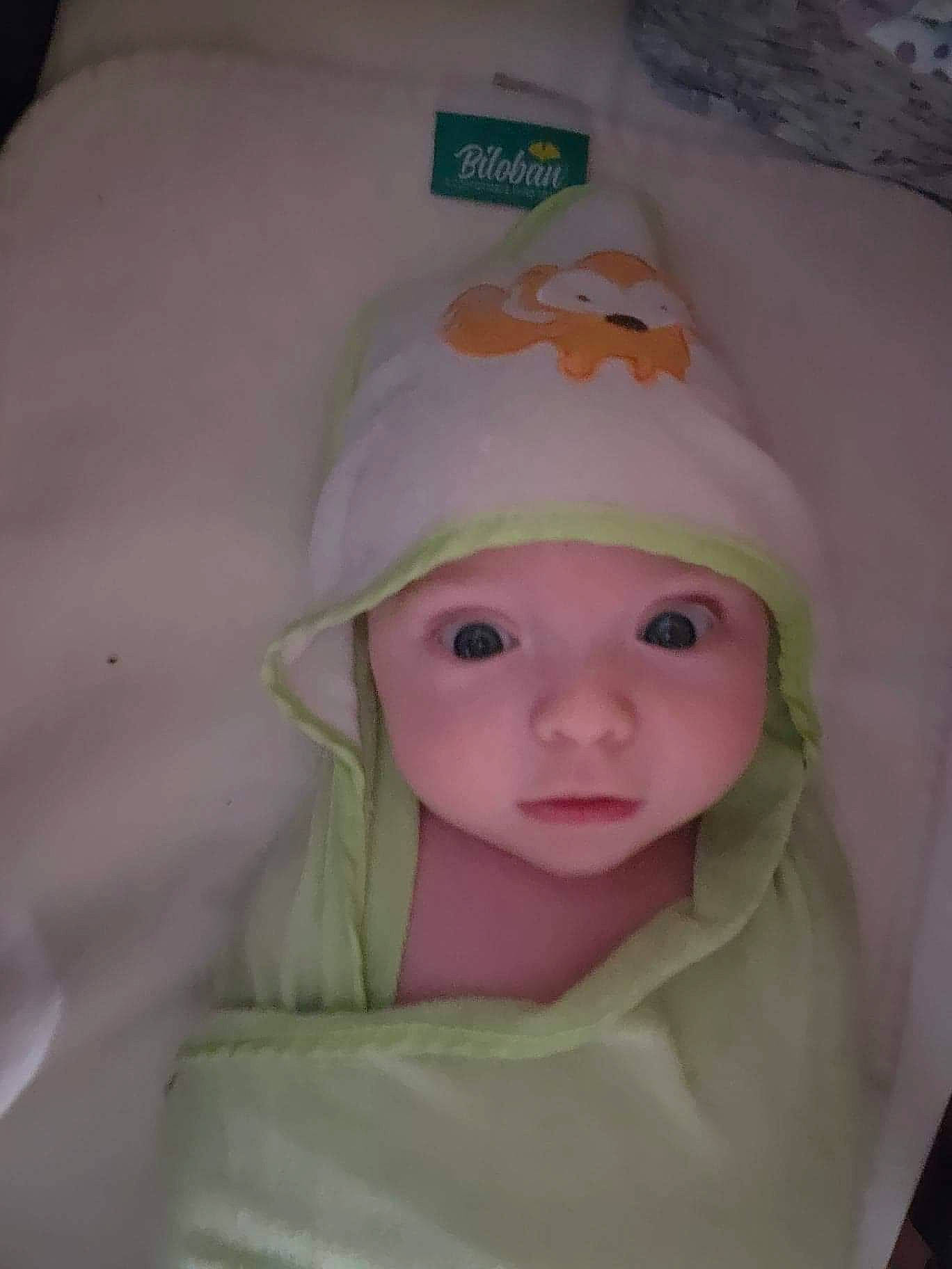 Anderson joined the competition — help win amazing prizes! baby, baby_products, baby_safety, baby_toddler_clothing, bonnet, cap, cheek, child, chin, clothing, comfort, eyebrow, face, fashion_accessory, head, headwear, helmet, linens, outerwear, person