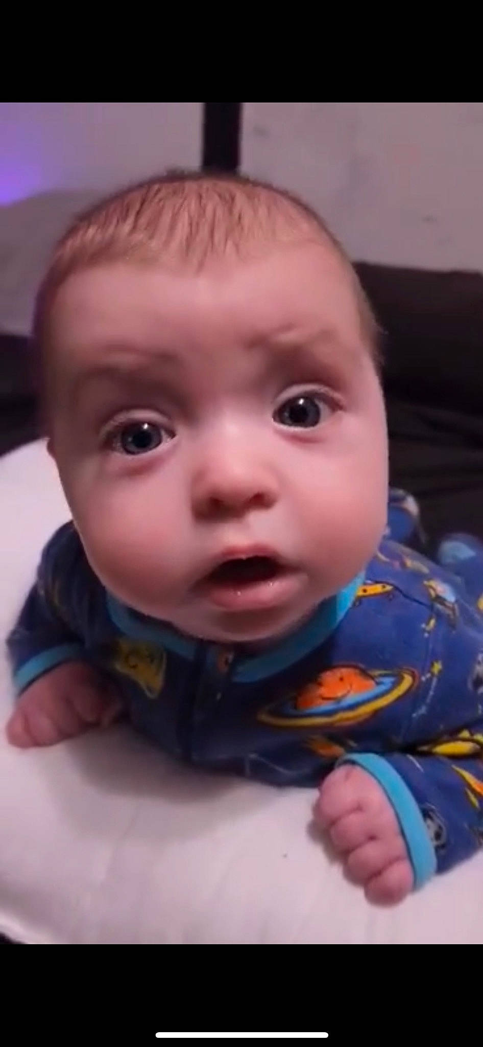 Anderson is registered to the contest to win money with this photo: baby, baby_toddler_clothing, bib, cheek, child, ear, eyebrow, eyelash, finger, forehead, fun, happy, iris, lip, mouth, nose, person, sitting, skin, sleeve