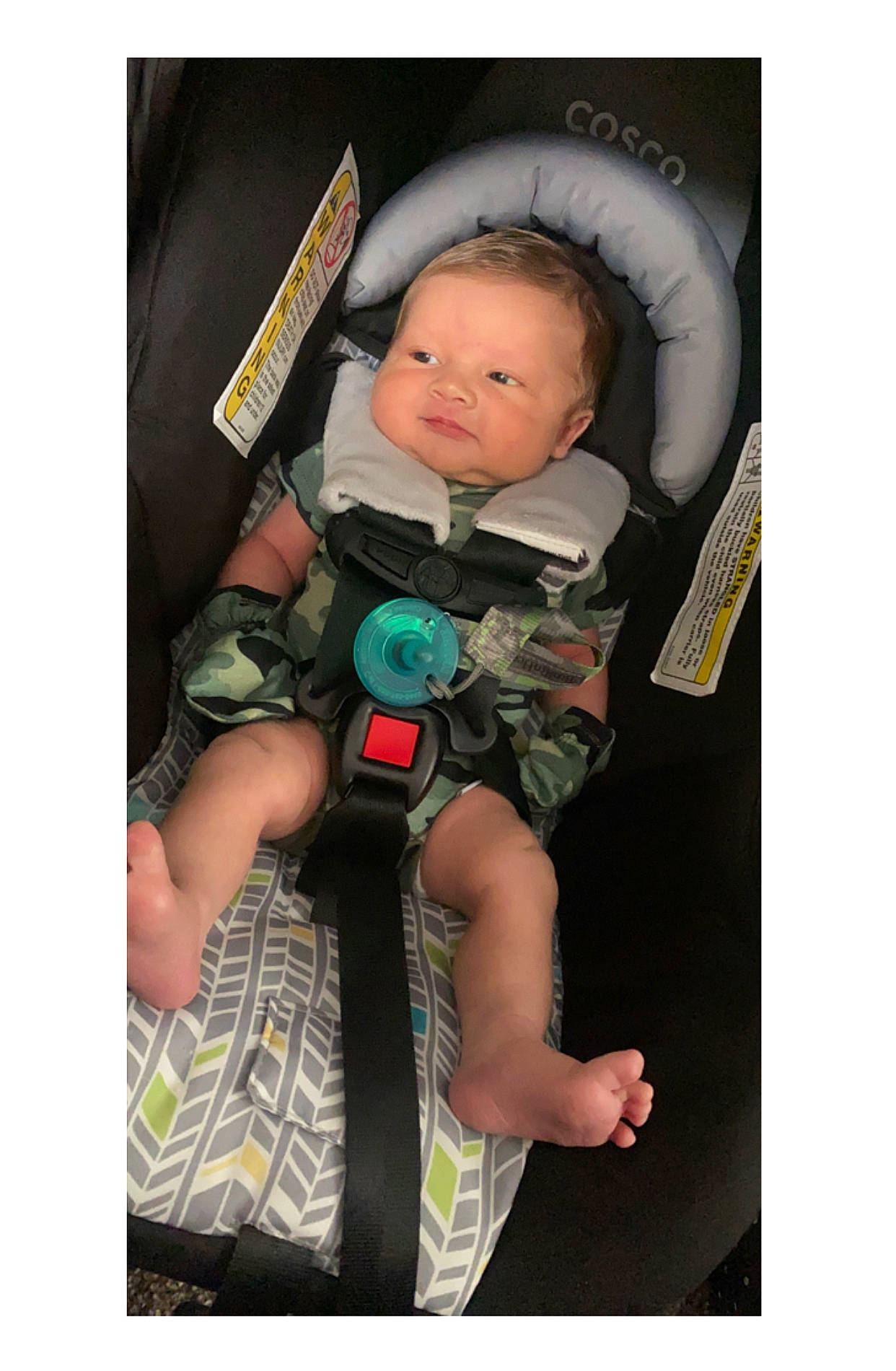 Maverick is registered to the contest to win money with this photo: baby, baby_carriage, baby_carrier, baby_products, baby_toys, car_seat, child, person, play, product, toddler