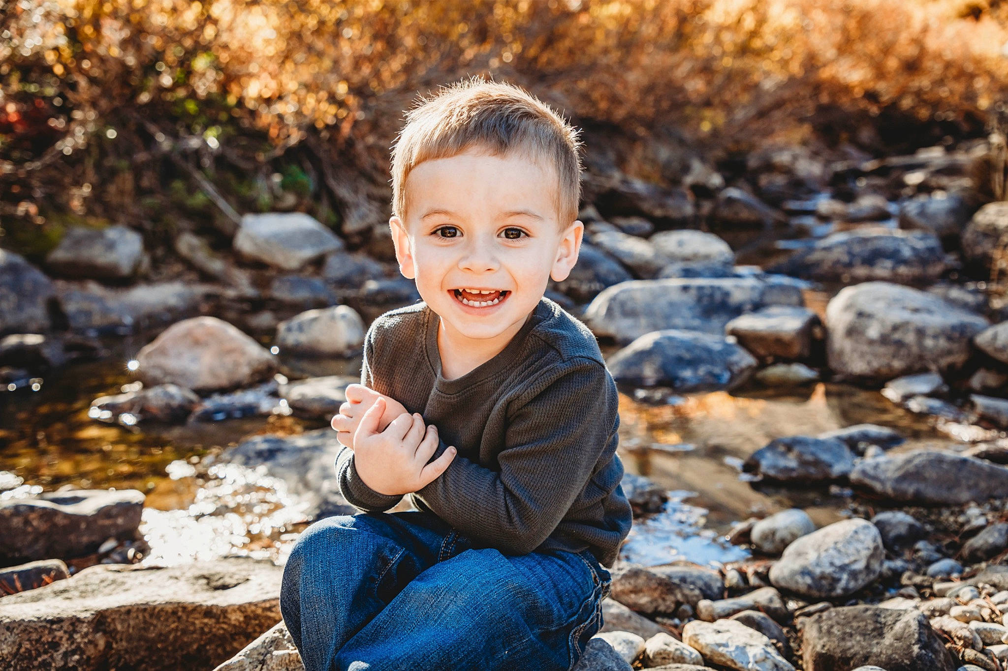 Nolan joined the competition — help win amazing prizes! child, eye, flash_photography, fun, geology, grass, happy, head, jeans, joy, landscape, leisure, natural_landscape, people_in_nature, person, plant, sitting, smile, sunlight, toddler