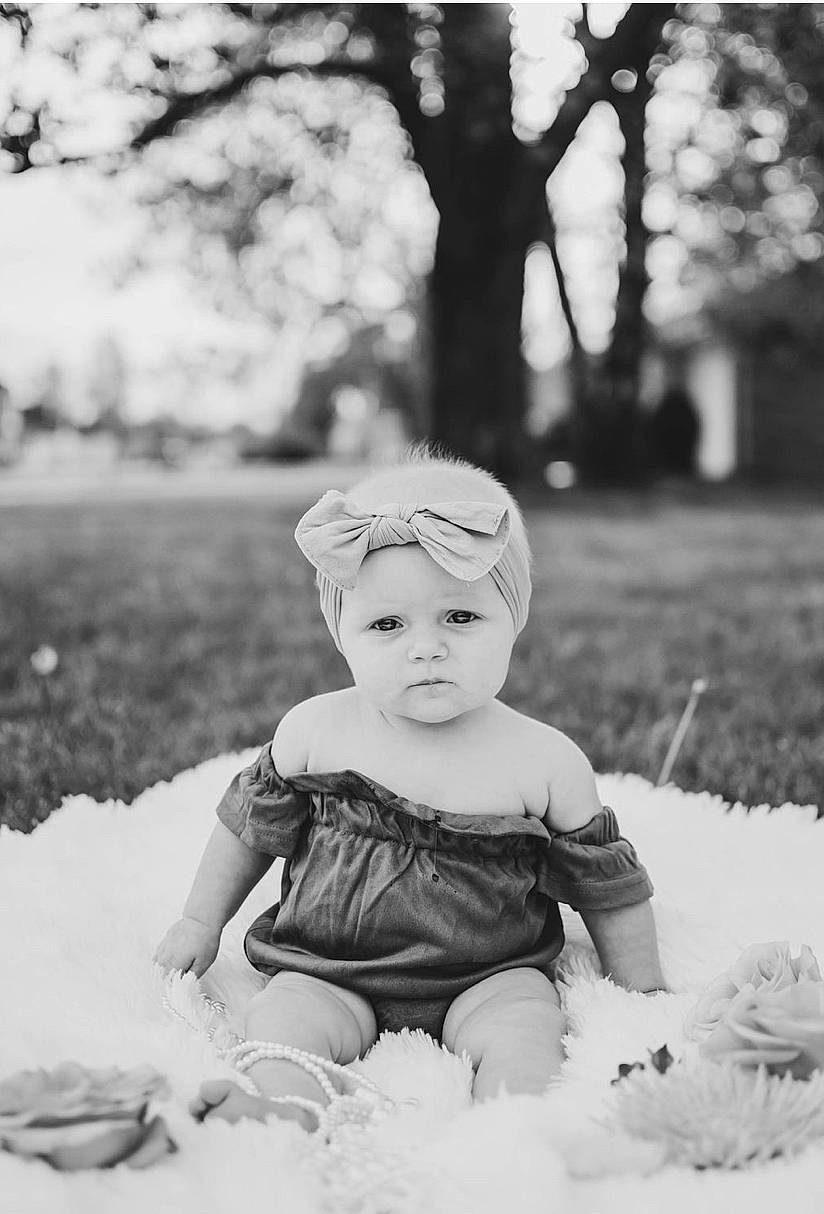Autumn is registered to the contest to win money with this photo: baby, black_and_white, child, face, family, grass, headwear, monochrome, monochrome_photography, people, person, photo_shoot, photograph, photography, portrait, portrait_photography, smile, snapshot, stock_photography, style