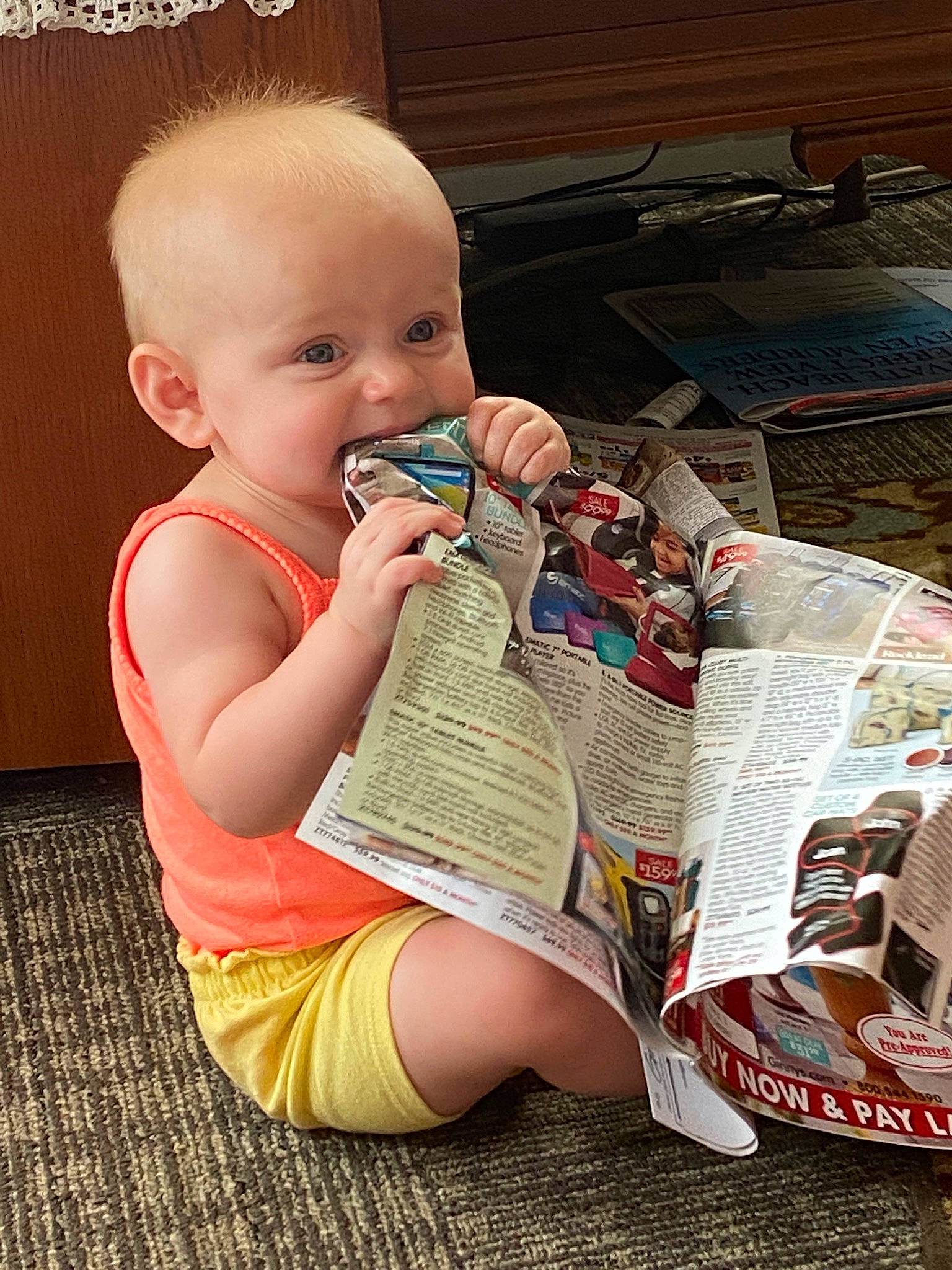 Autumn joined the competition — help win amazing prizes! baby, cheek, child, person, play, sitting, toddler