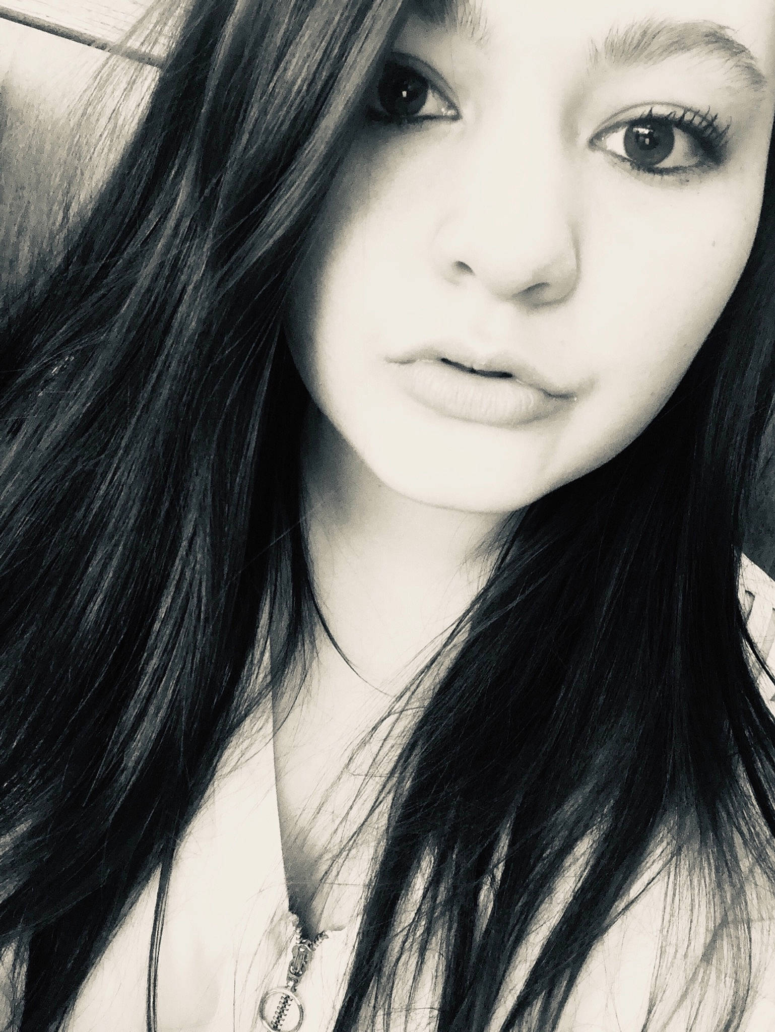 Kayleigh joined the competition — help win amazing prizes! bangs, beauty, black_and_white, black_hair, brown_hair, cheek, chin, eyebrow, forehead, girl, hair, hair_coloring, hairstyle, human_hair_color, lip, long_hair, monochrome_photography, nose, person, photography