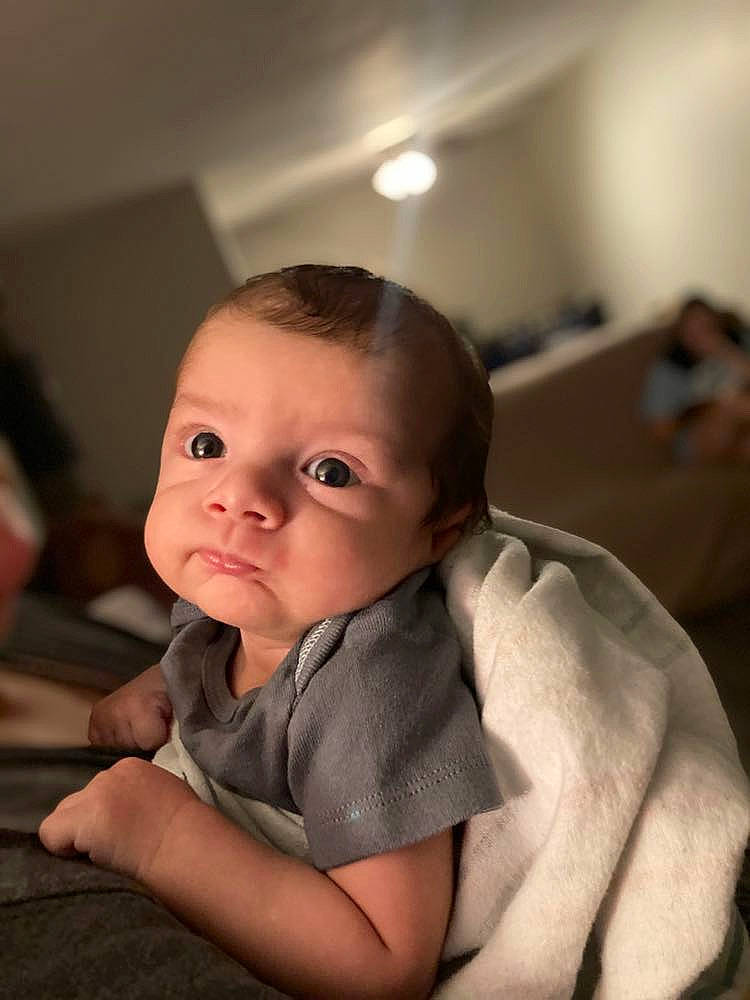 Giles joined the competition — help win amazing prizes! baby, baby_toddler_clothing, cheek, chin, comfort, eyebrow, flash_photography, flooring, fun, happy, hardwood, iris, lip, nose, person, room, sitting, skin, sleeve, toddler