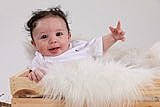 Aj joined the competition — help win amazing prizes! baby, child, costume, ear, fur, person, photography, smile, toddler