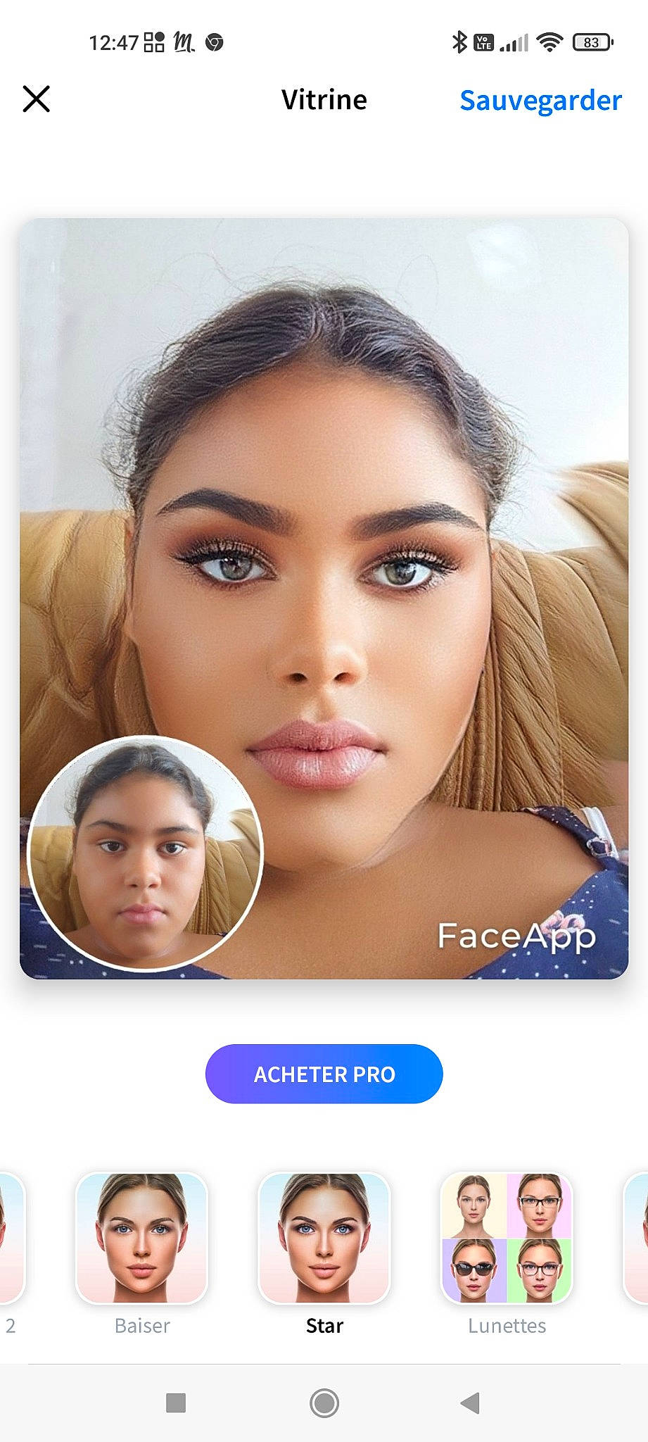 Aliyah a rejoint le concours — aidez-le/la à gagner de superbes lots ! advertising, beauty, brown_hair, chin, electric_blue, eyebrow, eyelash, eyewear, flash_photography, font, hair_coloring, head, jaw, makeover, material_property, nose, person, photograph, screenshot, skin