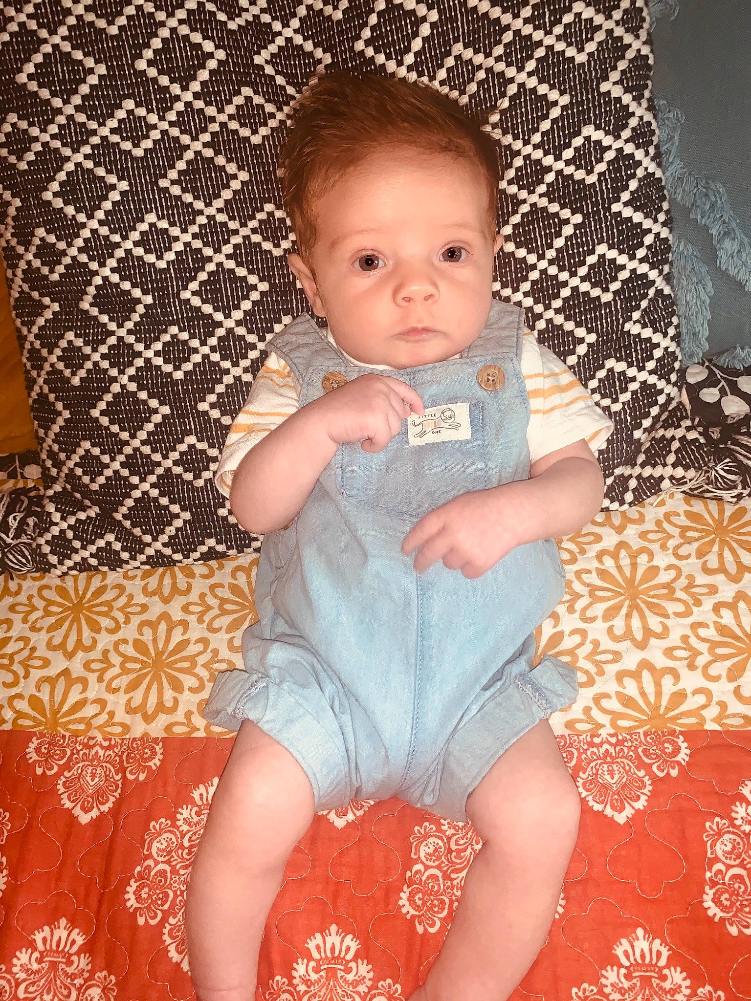 Jack joined the competition — help win amazing prizes! baby, baby_toddler_clothing, cheek, comfort, day_dress, eye, finger, flash_photography, flooring, fun, hair, happy, iris, leg, one_piece_garment, pattern, person, skin, textile, thigh