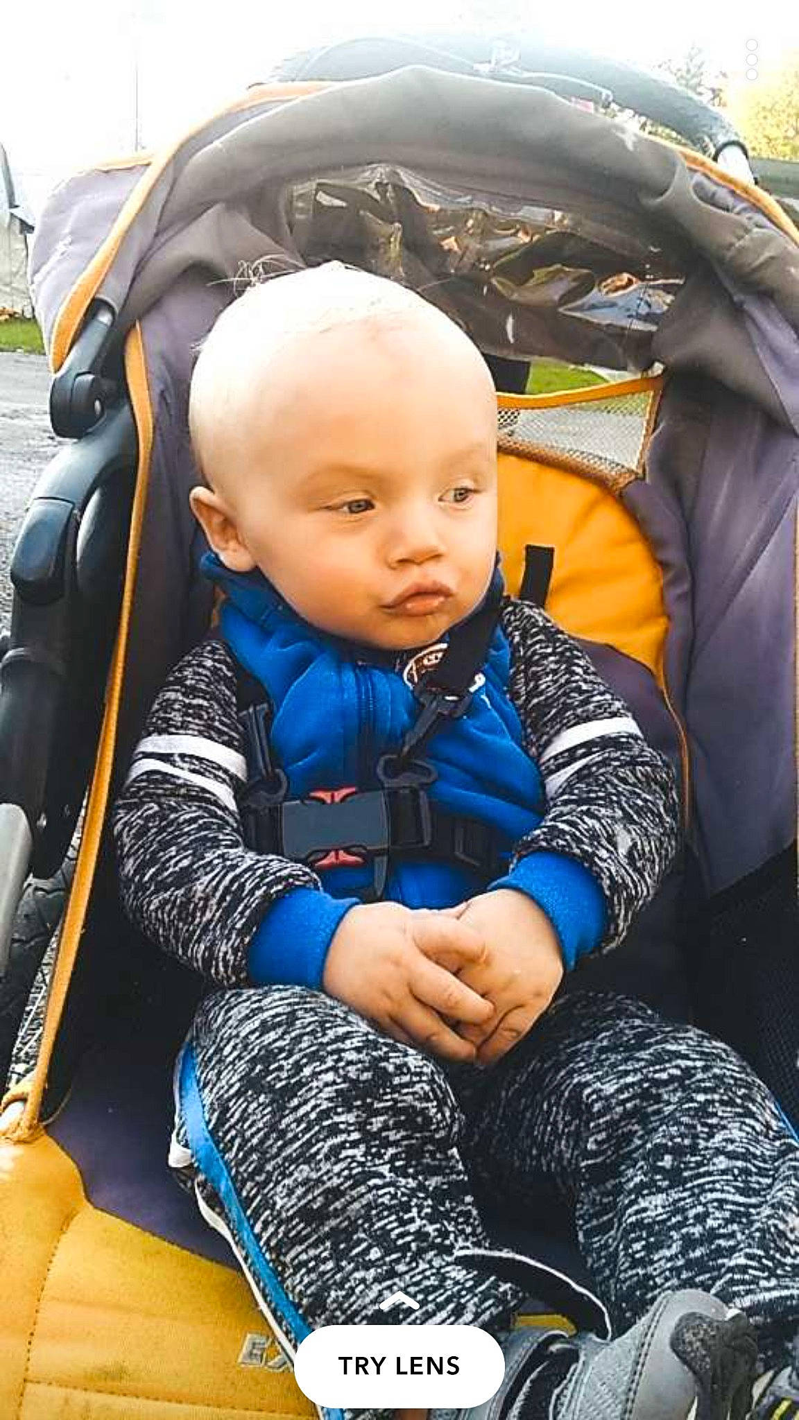 Ayden is registered to the contest to win money with this photo: auto_part, baby, baby_carriage, baby_in_car_seat, baby_products, car, car_seat, child, person, product, smile, steering_wheel, toddler, vacation