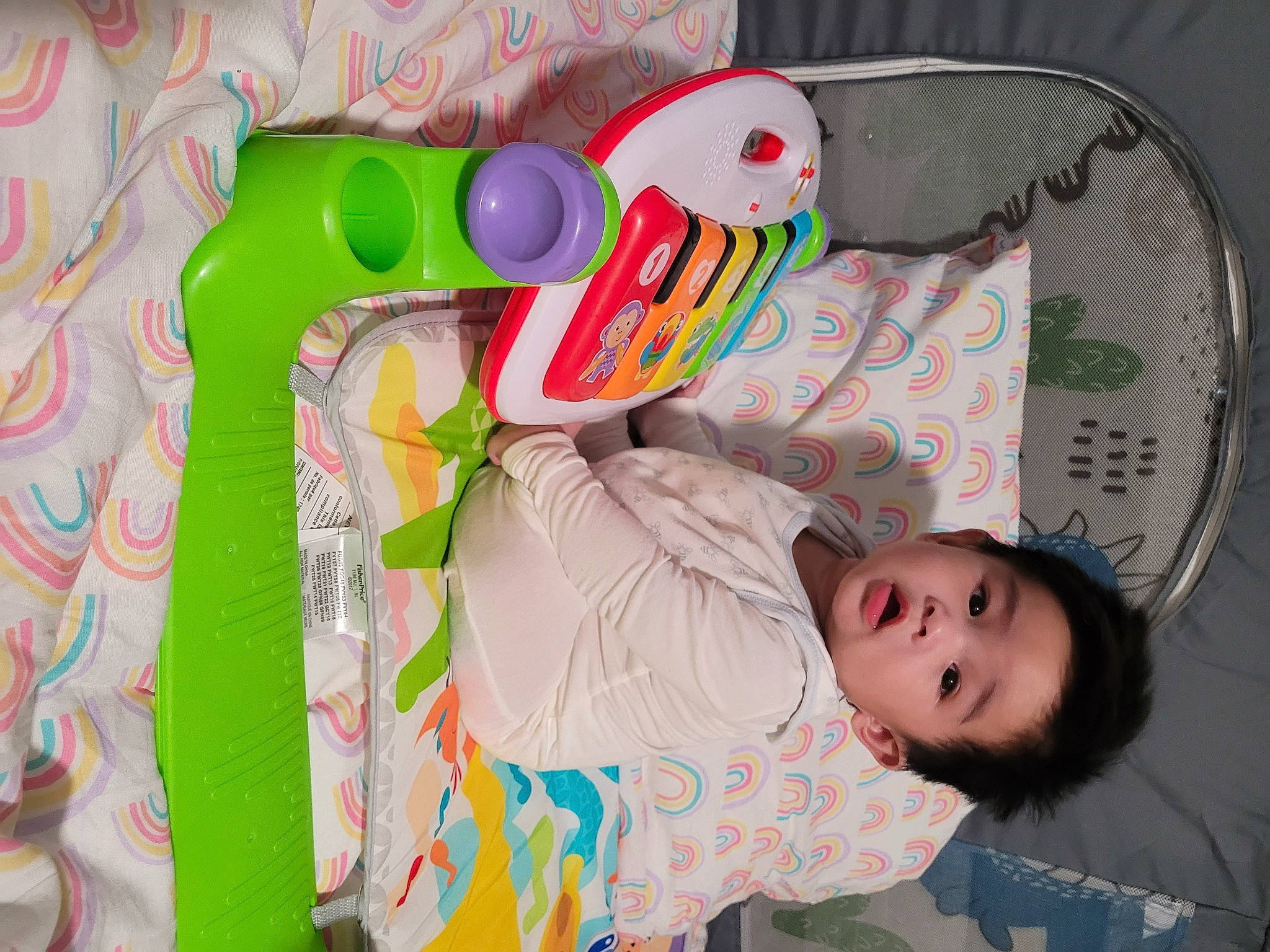 Abram joined the competition — help win amazing prizes! art, baby, baby_products, baby_toddler_clothing, baby_toys, child, comfort, event, fun, linens, pattern, person, play, room, stuffed_toy, textile, toddler, toy, visual_arts