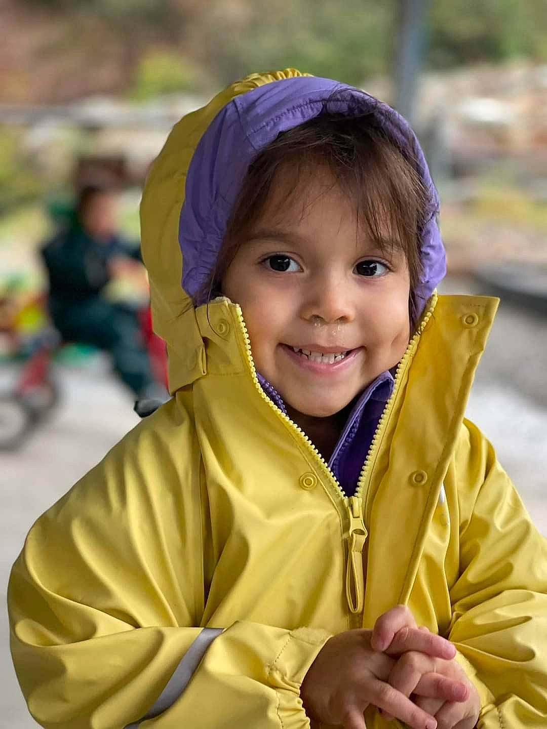 Joslyn joined the competition — help win amazing prizes! child, costume, electric_blue, eye, fun, grass, happy, hoodie, jacket, joy, leisure, outerwear, people_in_nature, person, recreation, sleeve, smile, toddler, tradition, tree