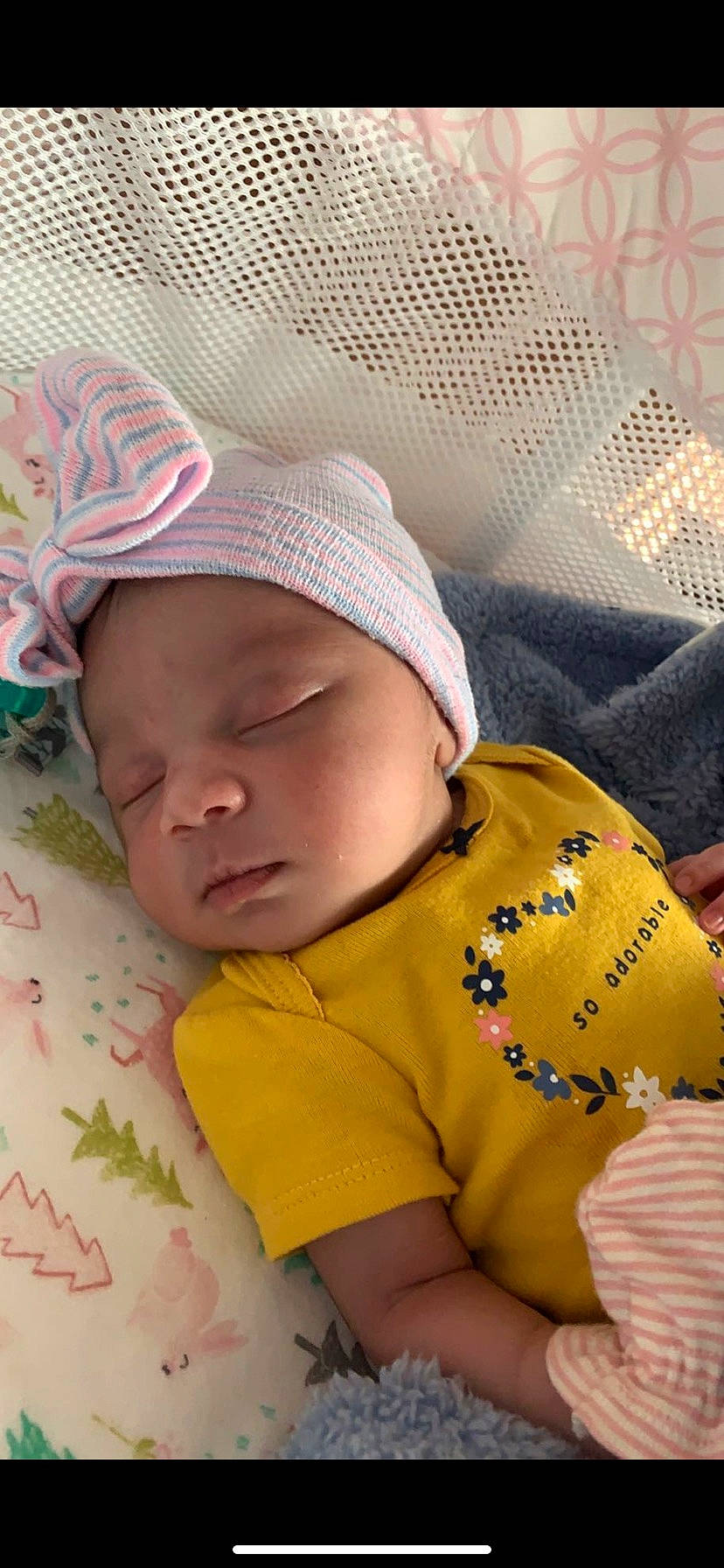 Keeley is registered to the contest to win money with this photo: baby, baby_sleeping, baby_toddler_clothing, cheek, comfort, eye, face, facial_expression, finger, head, headwear, lip, mammal, mouth, nose, person, product, skin, sleeve, textile