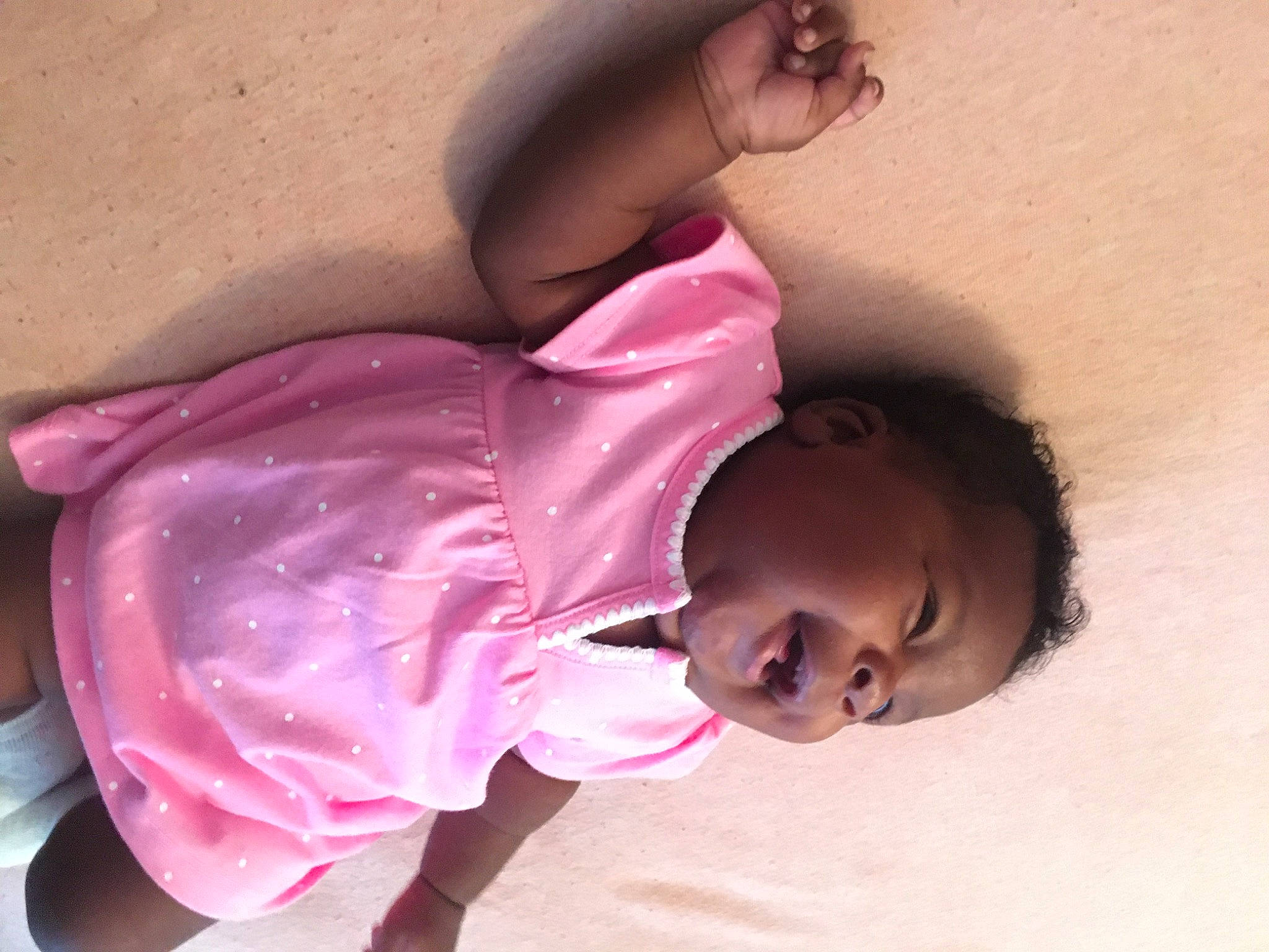 Jaya joined the competition — help win amazing prizes! baby, child, fun, happy, person, pink, play, smile, toddler