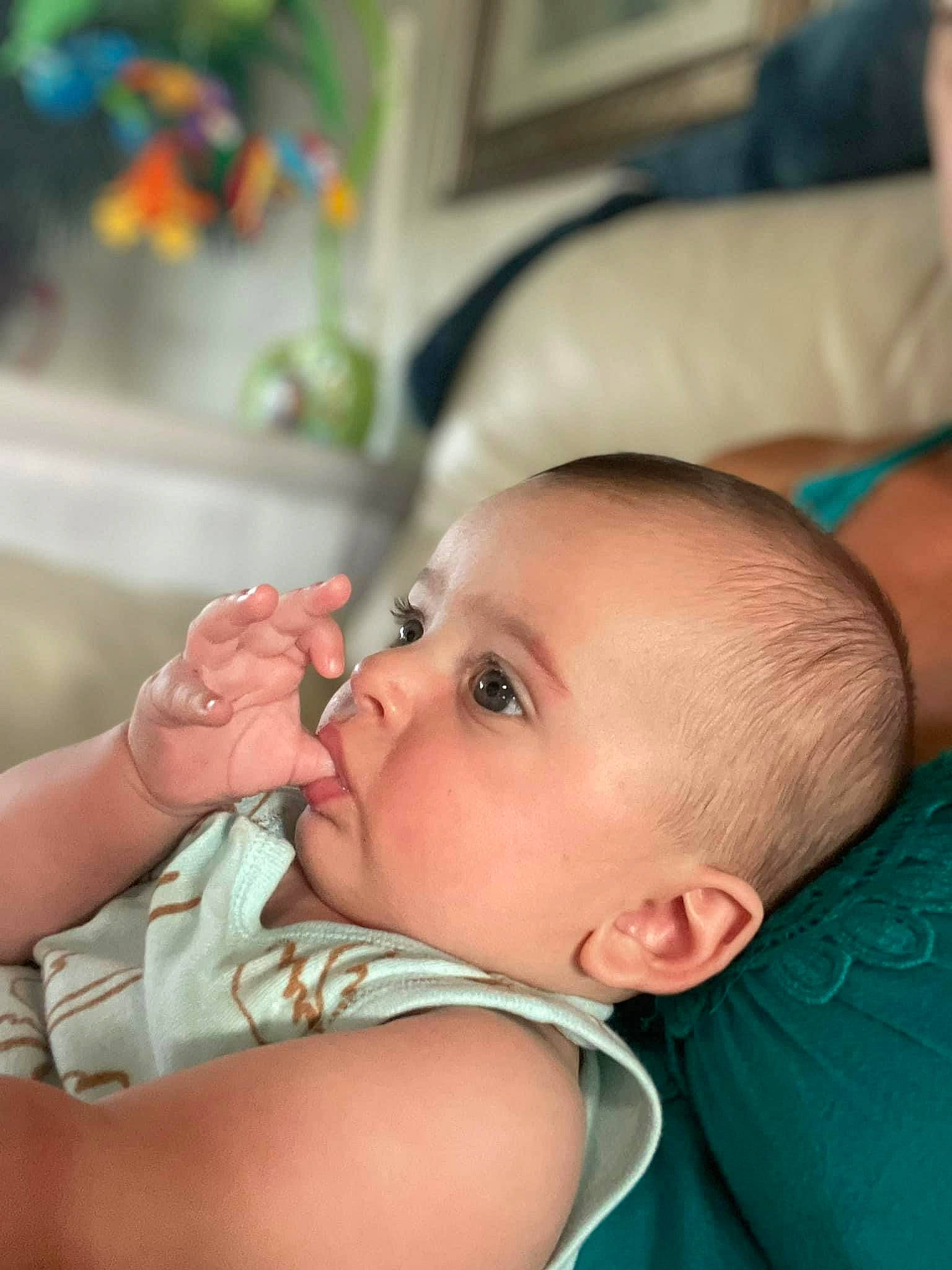 Kasen joined the competition — help win amazing prizes! baby, baby_toddler_clothing, cheek, child, chin, ear, eye, eyebrow, eyelash, facial_expression, finger, happy, head, iris, lip, mouth, nose, person, picture_frame, skin