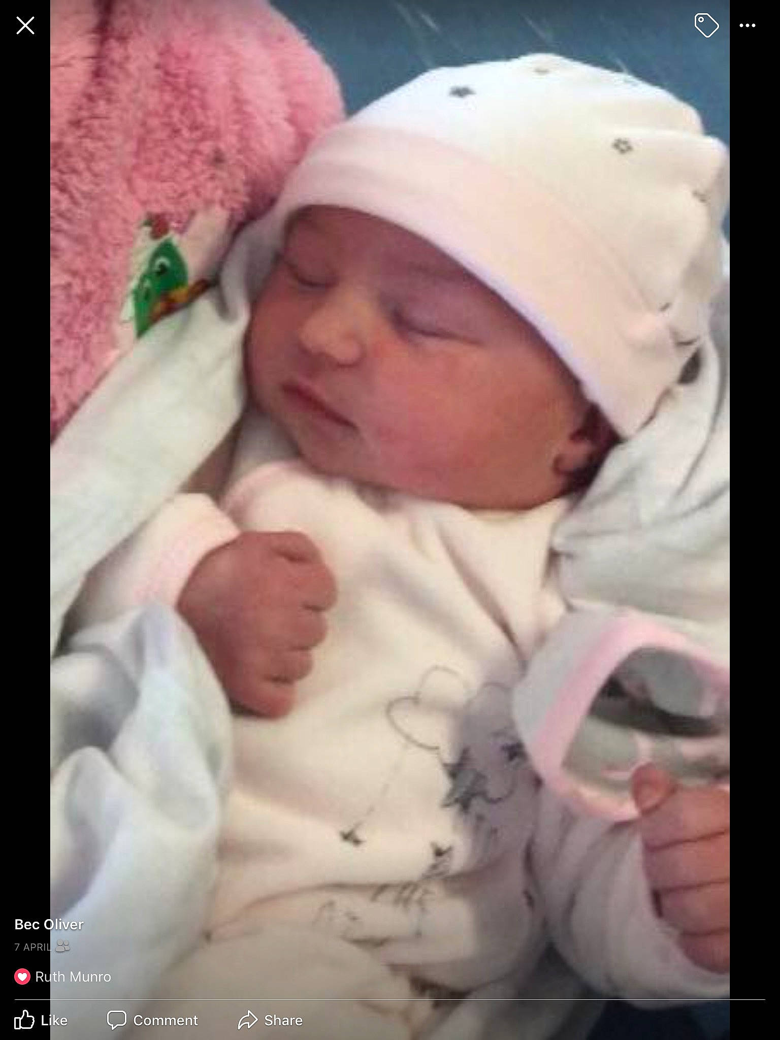 Hazel-grace A o is registered to the contest to win money with this photo: baby, birth, cheek, child, childbirth, head, headwear, nose, person, photo_caption, smile, toddler