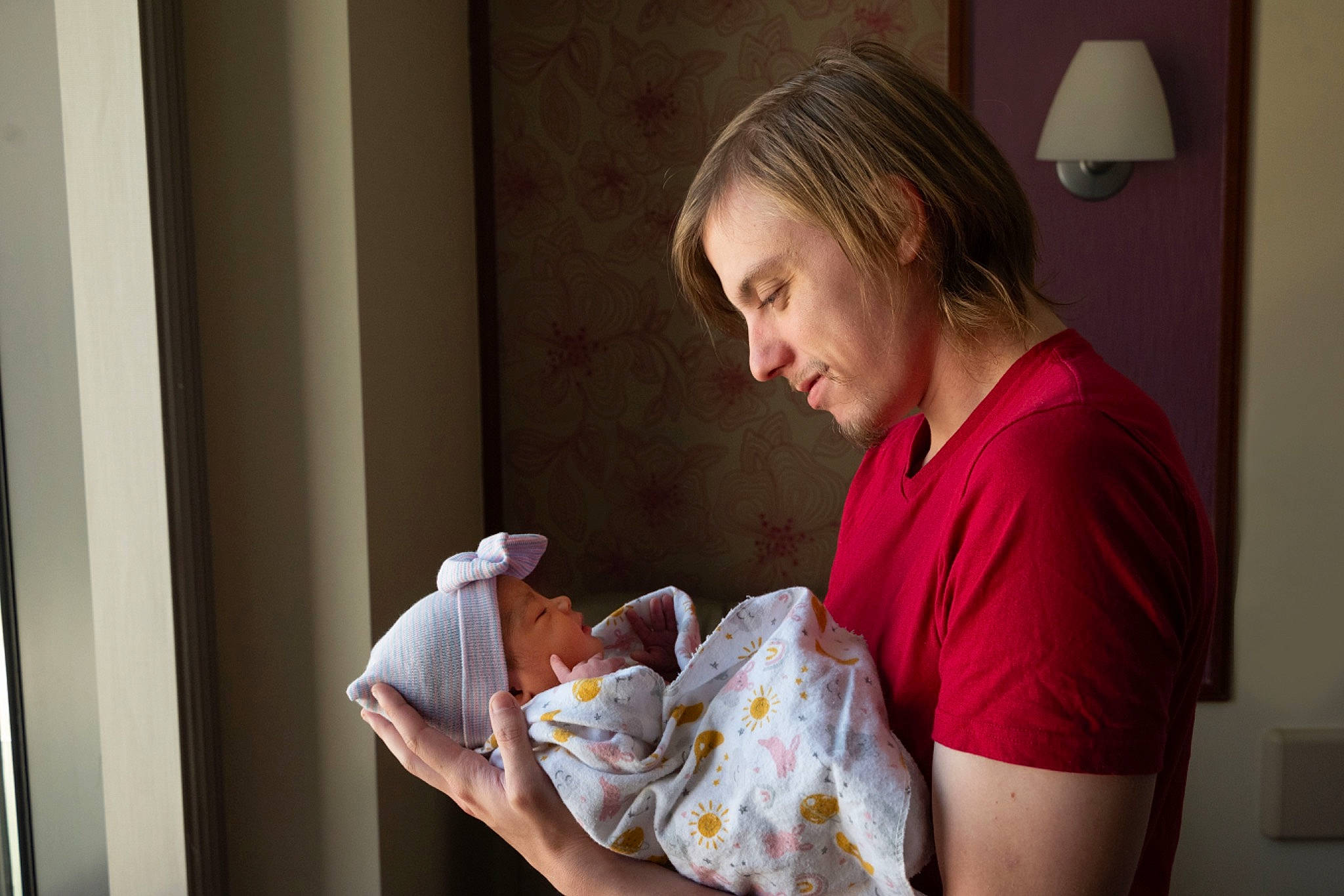 Crystal joined the competition — help win amazing prizes! baby, child, comfort, elbow, event, fun, happy, health_care, hospital, person, room, service, sitting, t_shirt, toddler