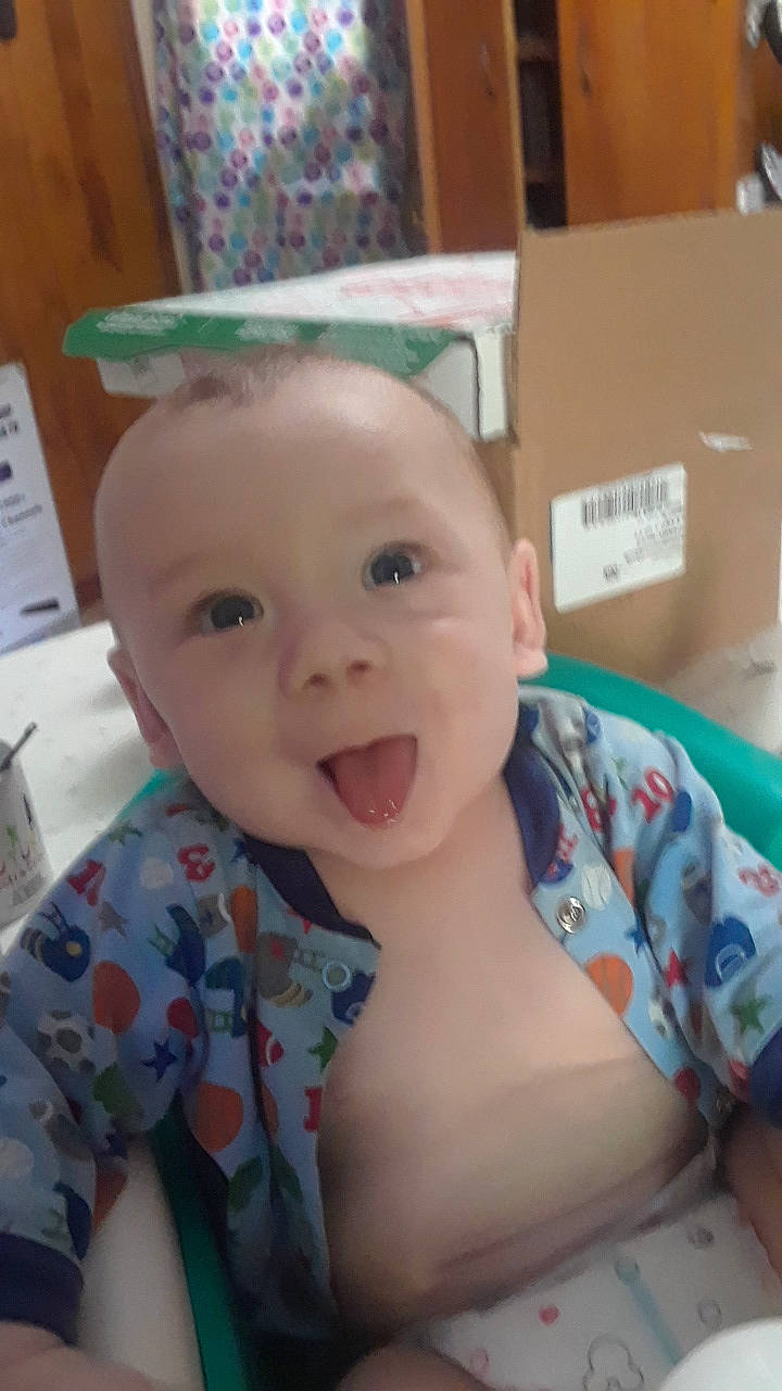 Dezmon joined the competition — help win amazing prizes! baby, cheek, child, ear, eye, face, forehead, head, lip, nose, person, skin, smile, toddler