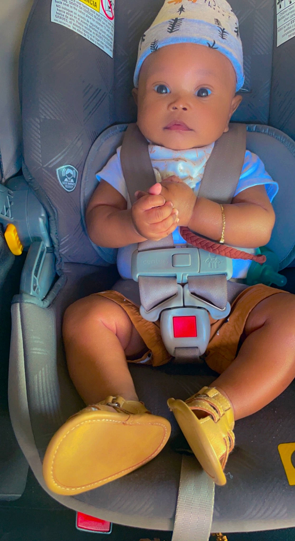 Cyaire joined the competition — help win amazing prizes! auto_part, baby, baby_products, baby_toddler_clothing, blue, car_seat, child, comfort, electric_blue, fun, head_restraint, headwear, human_leg, person, seat_belt, service, sitting, thigh, thumb, toddler