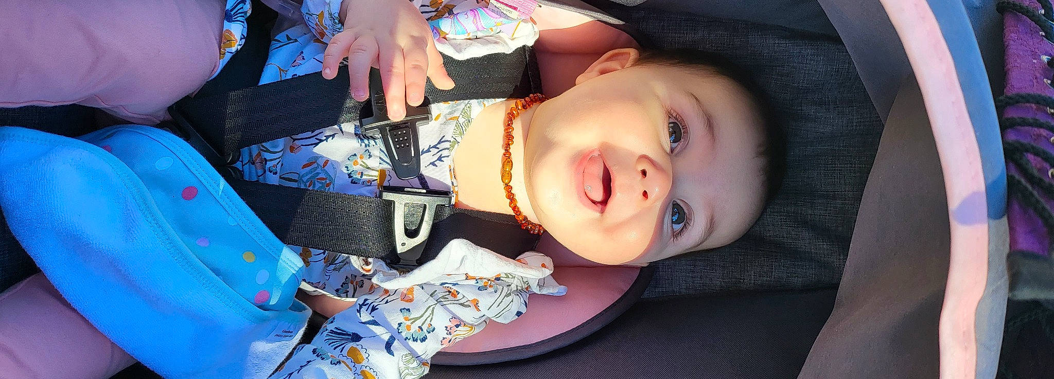 Zoriya is registered to the contest to win money with this photo: baby, baby_toddler_clothing, cheek, child, eye, eyelash, finger, fun, hairstyle, happy, hat, iris, lip, mouth, nail, nose, organ, person, skin, smile