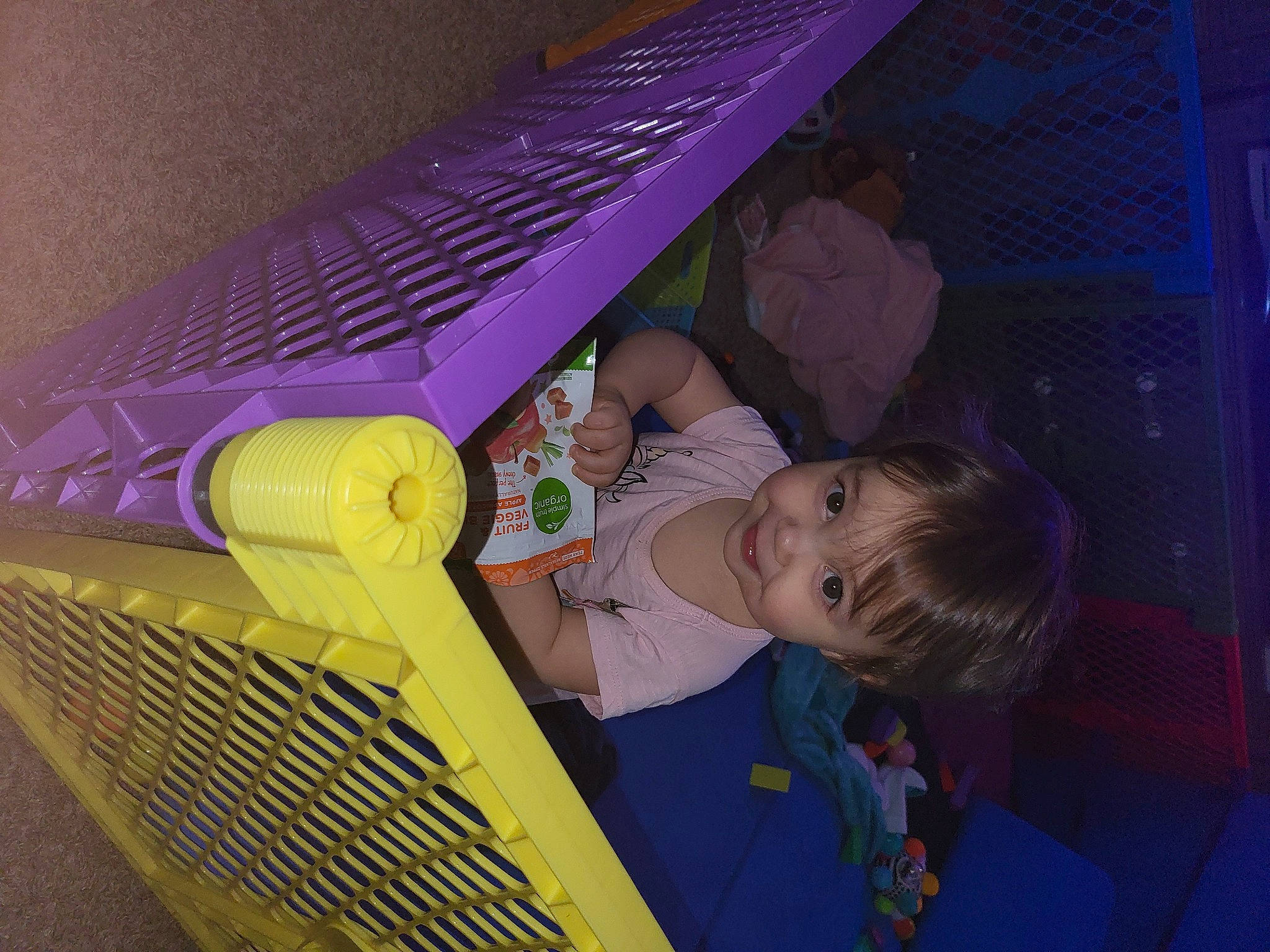 Zoriya joined the competition — help win amazing prizes! automotive_design, baby, baby_products, child, comfort, fun, human_leg, joy, lap, leisure, magenta, night, pattern, person, purple, recreation, room, sitting, toddler, tree