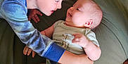 Mathias joined the competition — help win amazing prizes! baby, bed, blanket, child, clothing, cuddle, cute, face, family, happy, hug, indoor, infant, interaction, love, person, sibling, skin, smile, toddler