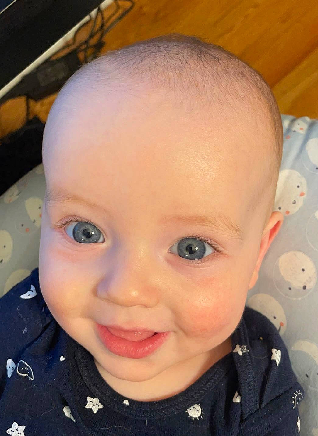 Trace joined the competition — help win amazing prizes! baby, baby_toddler_clothing, cheek, child, chin, ear, eye, eyebrow, eyelash, forehead, happy, head, iris, lip, mouth, nose, person, skin, sleeve, smile