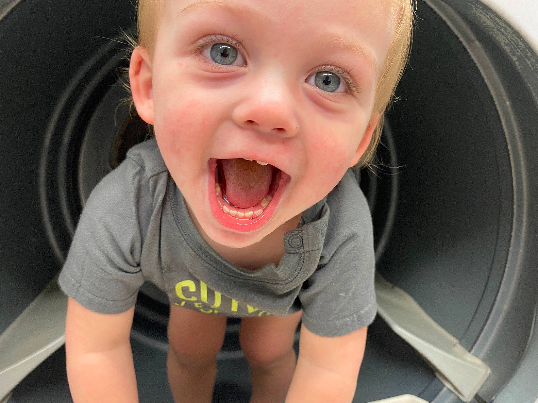 Major joined the competition — help win amazing prizes! auto_part, automotive_design, automotive_exterior, automotive_tire, baby, car_seat, child, comfort, fun, happy, jaw, motor_vehicle, mouth, nose, person, skin, smile, toddler, tooth, vehicle_door