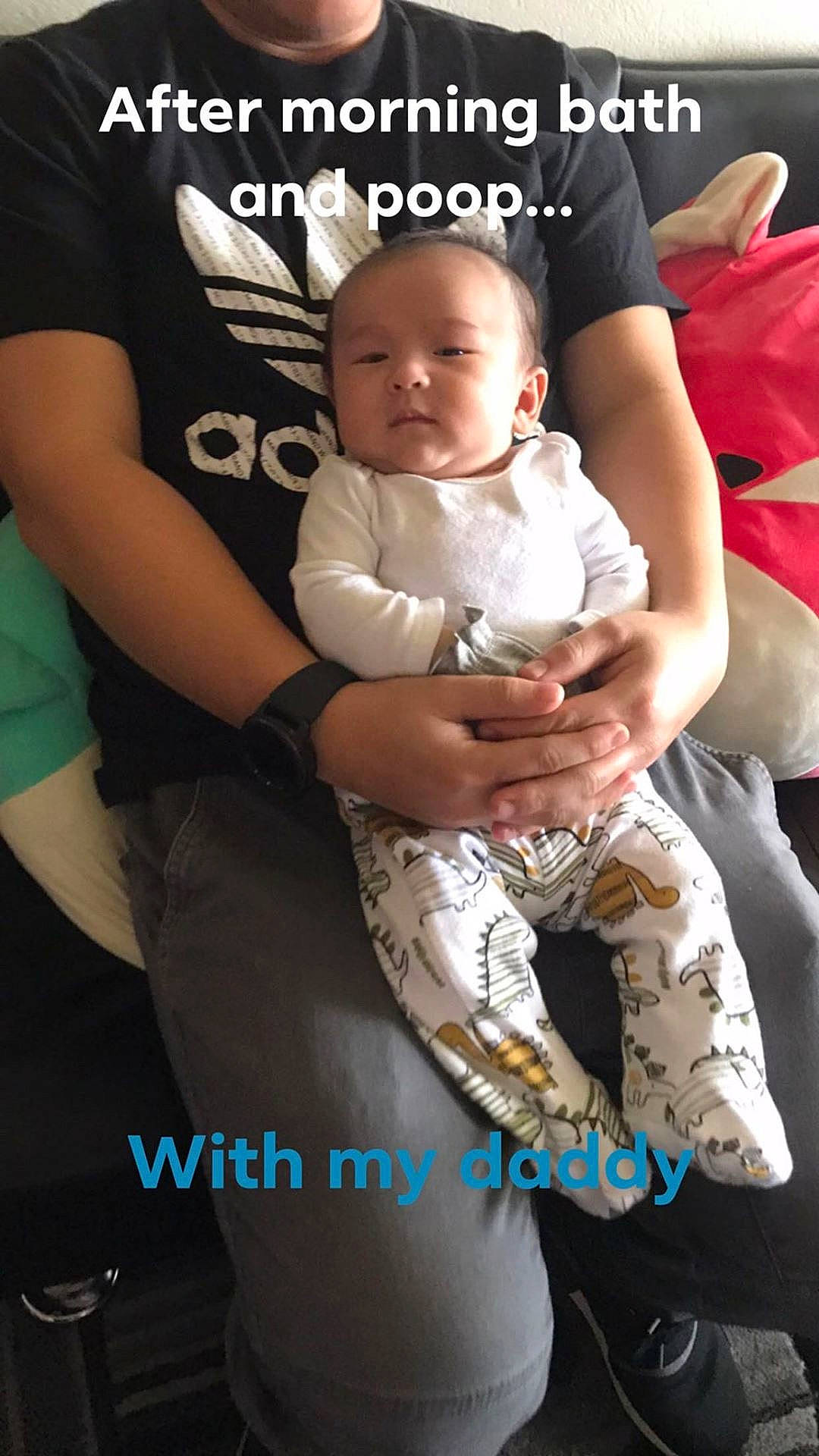 Lance is registered to the contest to win money with this photo: arm, baby, child, person, photo_caption, product, toddler