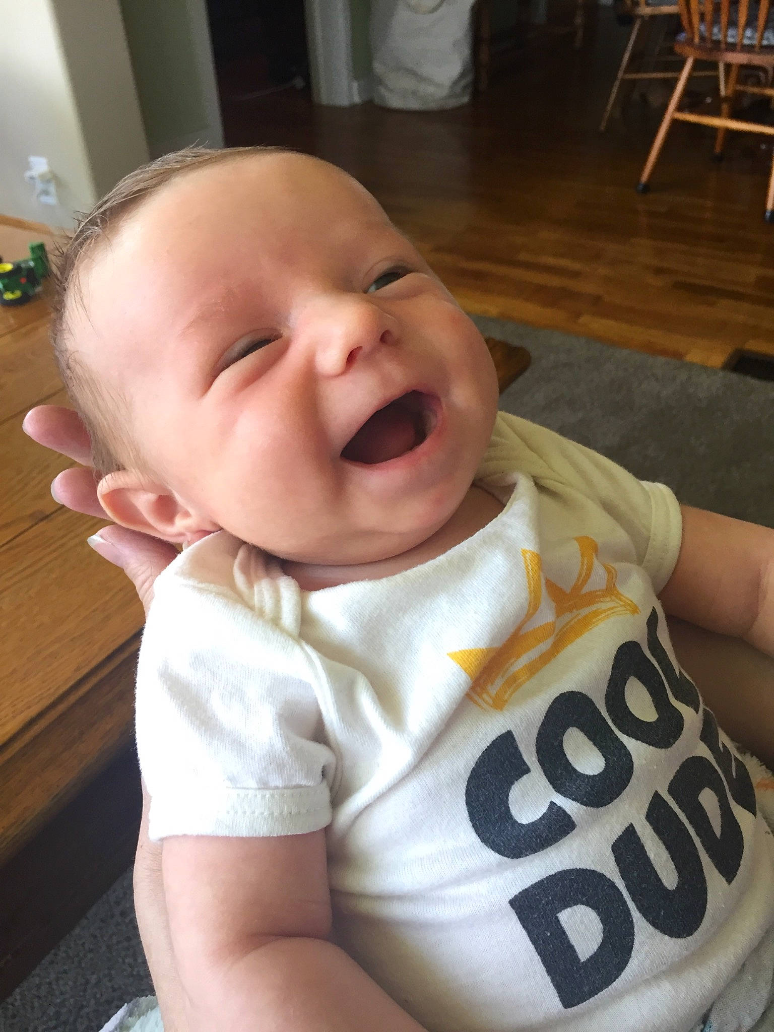 Gannon joined the competition — help win amazing prizes! baby, baby_toddler_clothing, cheek, child, cool, facial_expression, mouth, person, smile, toddler