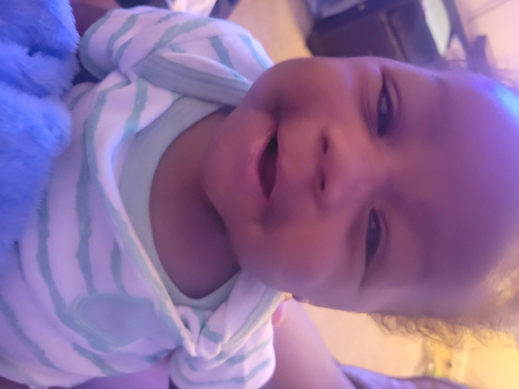 Jaden is registered to the contest to win money with this photo: cheek, chin, ear, eyebrow, eyelash, flash_photography, forehead, happy, human, human_body, iris, lip, mouth, neck, nose, person, plant, purple, skin, smile