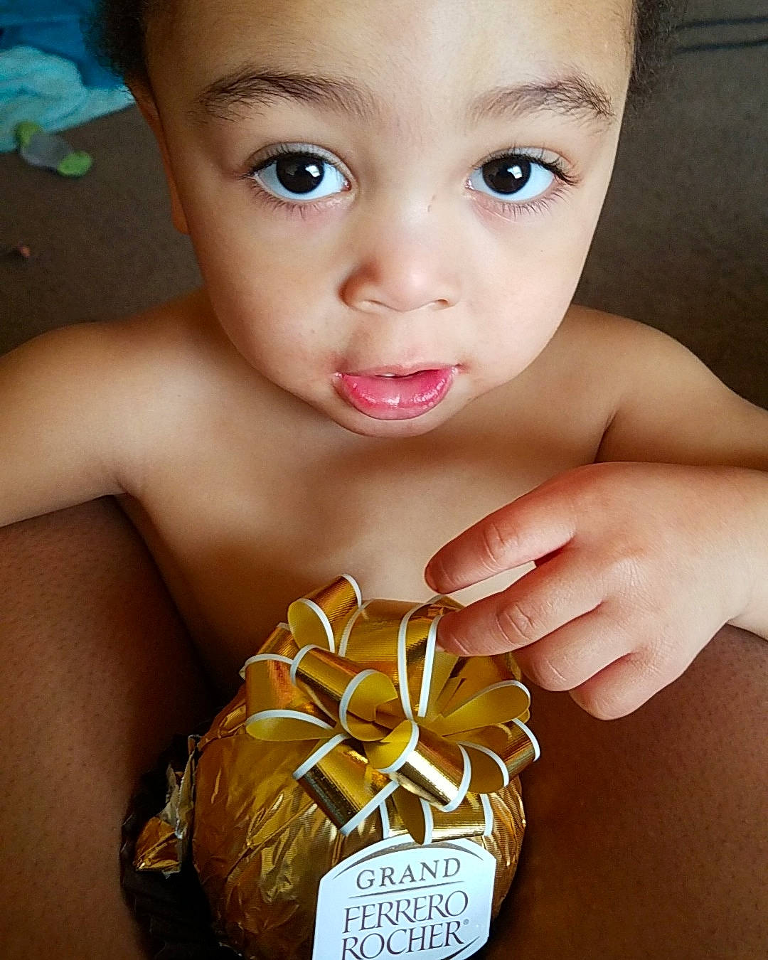 Daylen joined the competition — help win amazing prizes! brown_hair, cheek, child, face, girl, head, infant, lip, mouth, person, skin, smile, toddler