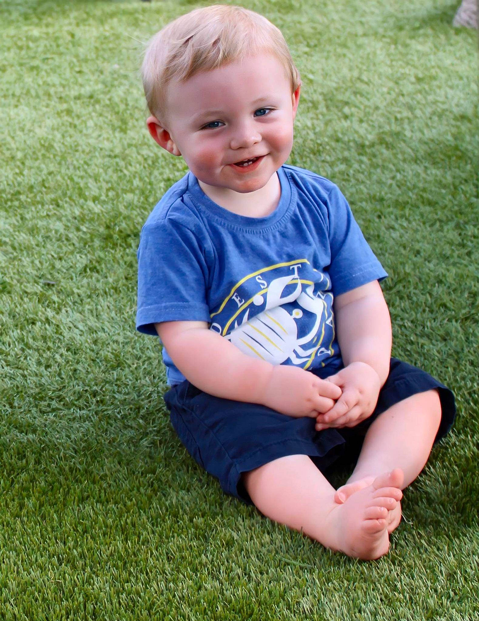 Emmet joined the competition — help win amazing prizes! baby_toddler_clothing, cool, electric_blue, facial_expression, fun, grass, grass_family, grassland, hairstyle, happy, joy, lawn, leisure, meadow, people_in_nature, person, plant, skin, sleeve, smile