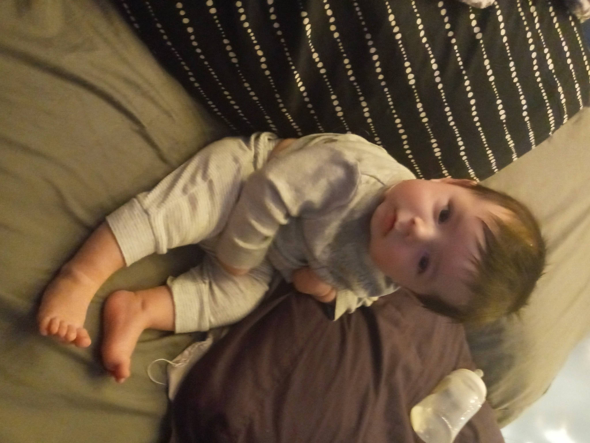 Keanu joined the competition — help win amazing prizes! baby, baby_products, baby_toddler_clothing, cheek, child, chin, comfort, elbow, eye, gesture, hair, head, human_body, mouth, nose, person, skin, sleeve, thumb, toddler