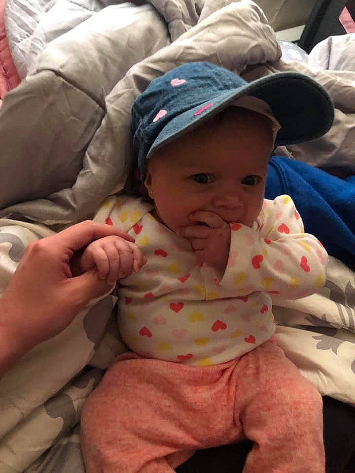 Abriella joined the competition — help win amazing prizes! baby, cheek, child, joy, person, skin, toddler