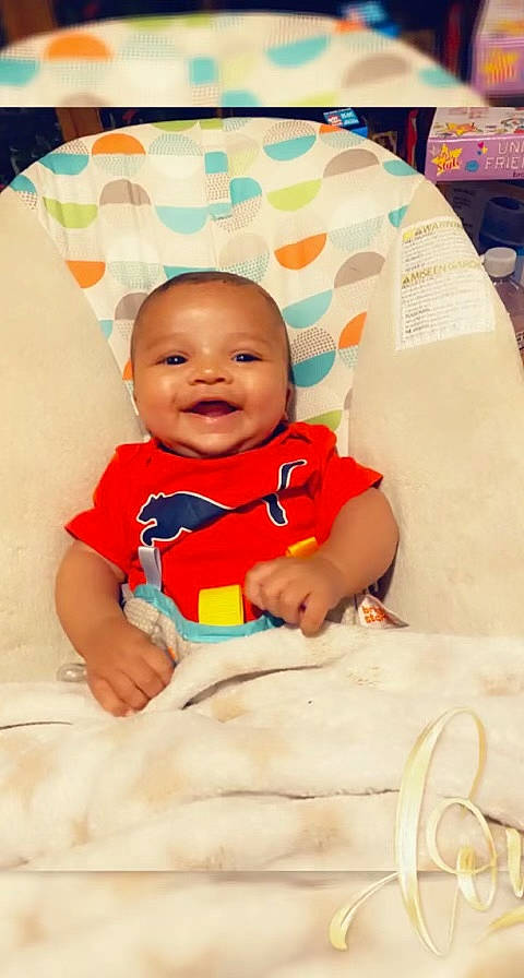 Robert joined the competition — help win amazing prizes! baby, baby_products, baby_safety, baby_toddler_clothing, cheek, child, comfort, facial_expression, finger, happy, joy, linens, mouth, person, product, sitting, skin, sleeve, smile, t_shirt