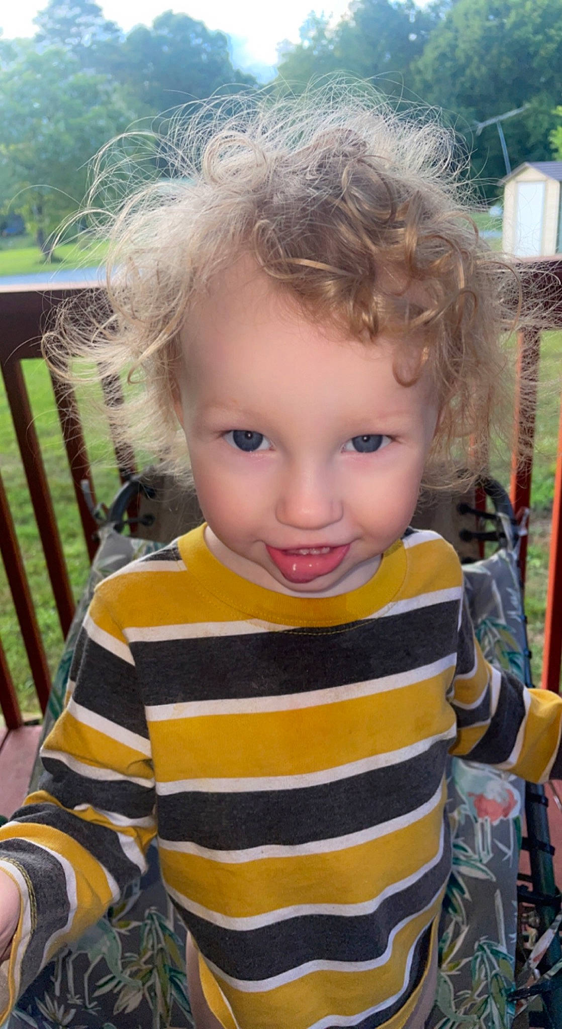 Salem joined the competition — help win amazing prizes! baby, baby_toddler_clothing, cheek, chin, cool, eye, facial_expression, fun, grass, hair, hairstyle, happy, head, iris, joy, nose, person, plant, skin, sleeve