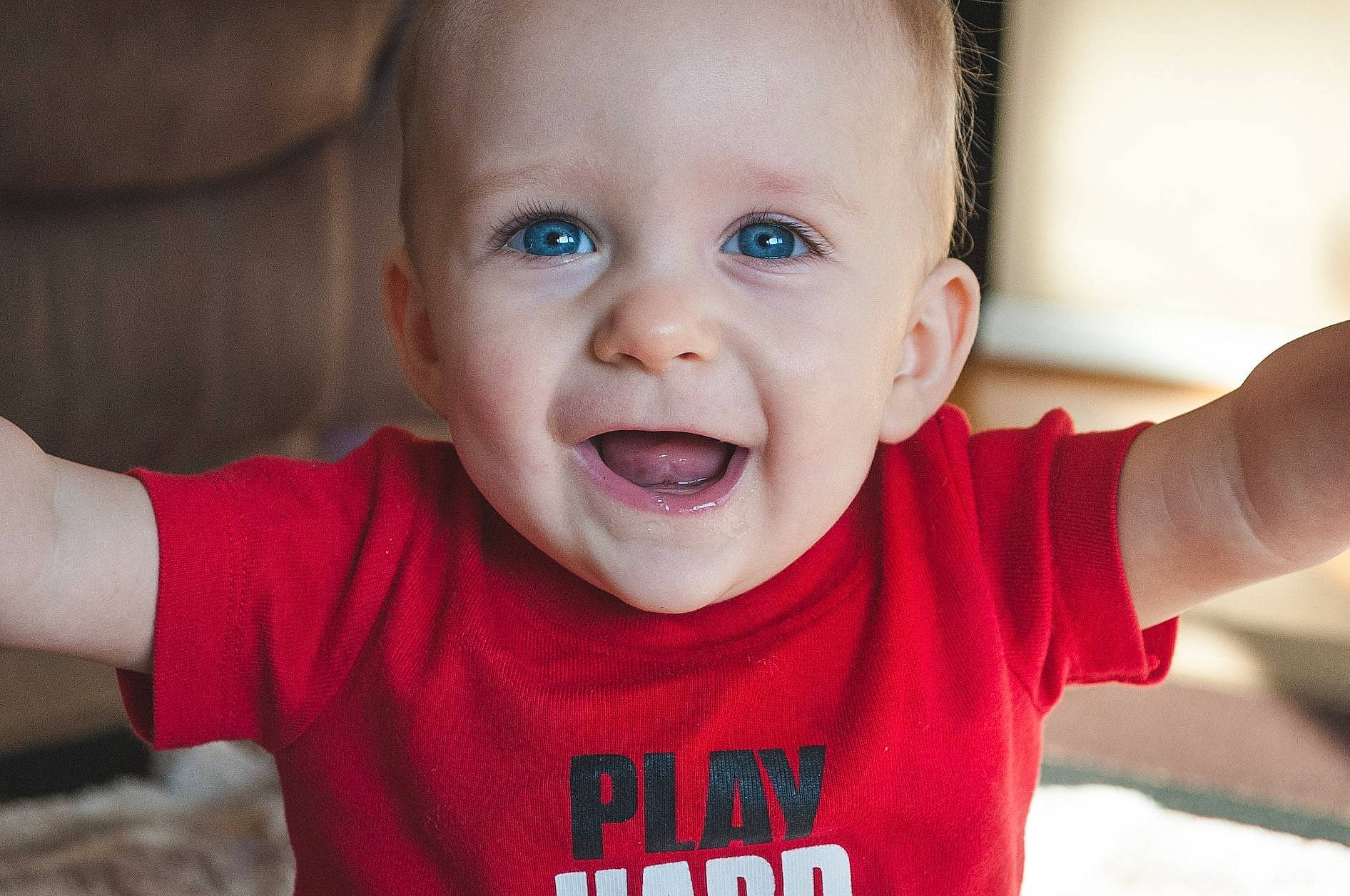 Talon joined the competition — help win amazing prizes! baby, cheek, child, chin, ear, eye, face, facial_expression, forehead, fun, head, lip, mouth, nose, organ, person, skin, smile, toddler, tongue