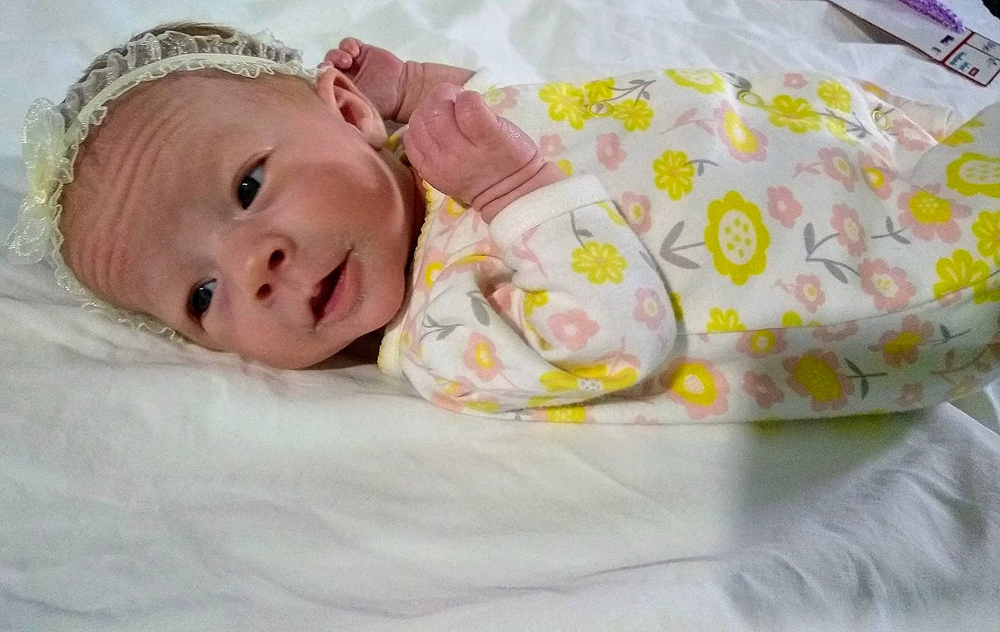 Juanita joined the competition — help win amazing prizes! baby_products, bed, bedtime, blanket, cheek, child, childbirth, face, head, infant, infant_bed, material, nose, person, product, skin, sleep, smile, textile, toddler