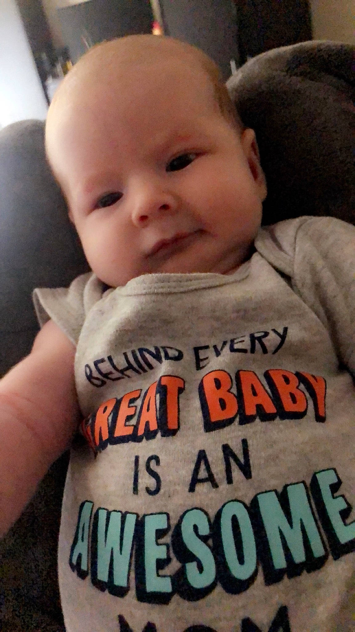 Aleczander joined the competition — help win amazing prizes! baby, baby_products, baby_toddler_clothing, cheek, child, cool, face, forehead, head, lip, mouth, nose, person, photo_caption, product, skin, sleeve, smile, t_shirt, toddler