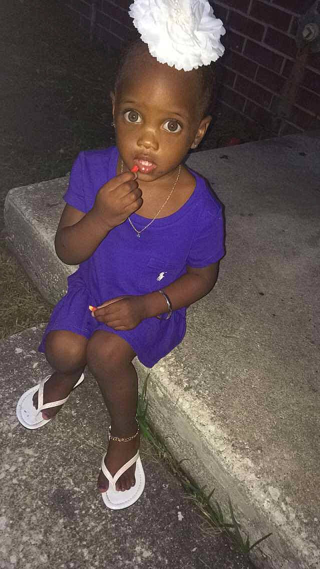 Cali joined the competition — help win amazing prizes! child, person, purple, shoe, sitting, smile, toddler