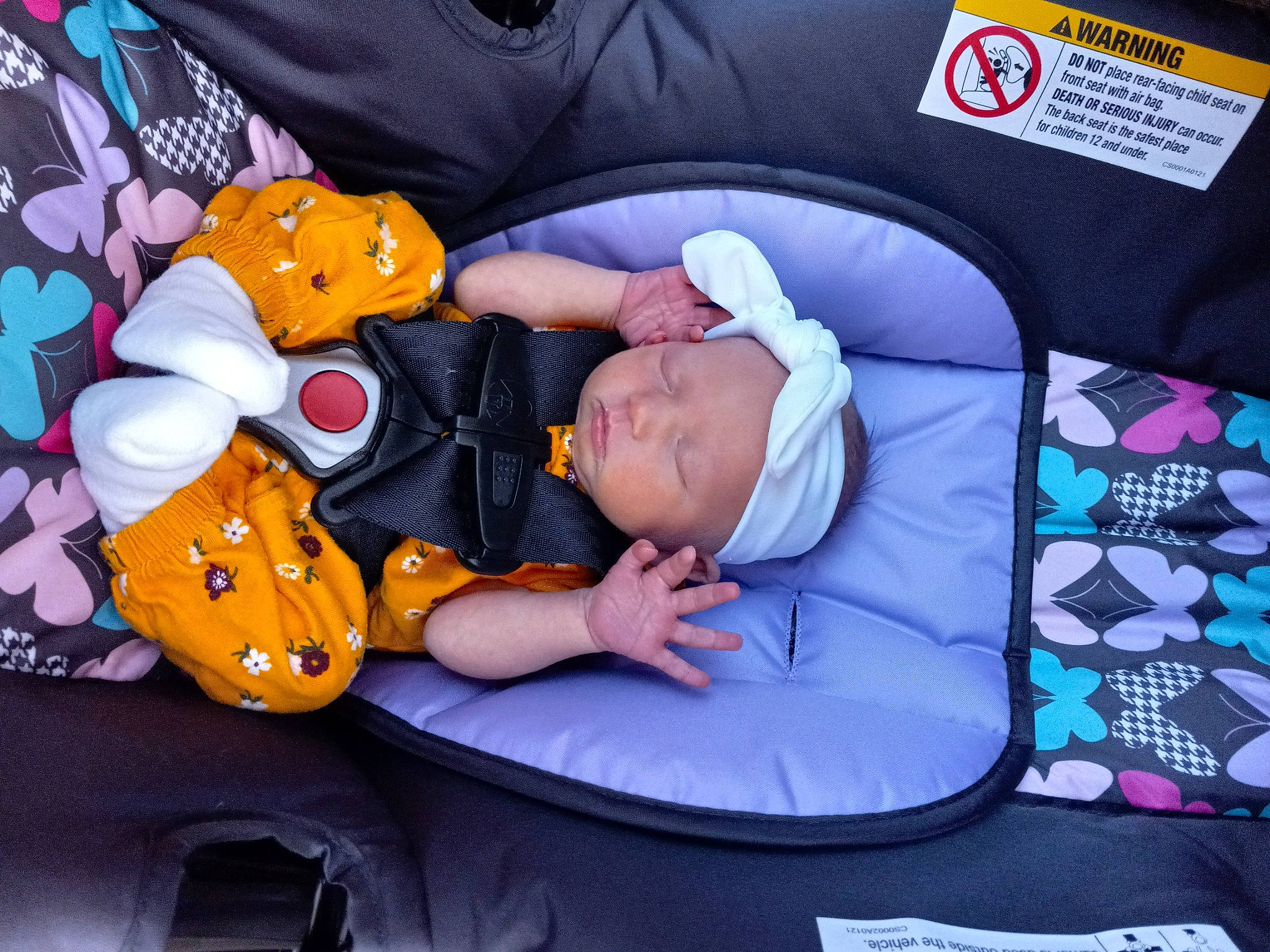 Deborah joined the competition — help win amazing prizes! baby, baby_in_car_seat, baby_products, baby_sleeping, baby_toddler_clothing, baby_toys, bag, car_seat, child, comfort, headwear, lap, linens, pattern, person, product, purple, room, sitting, stuffed_toy