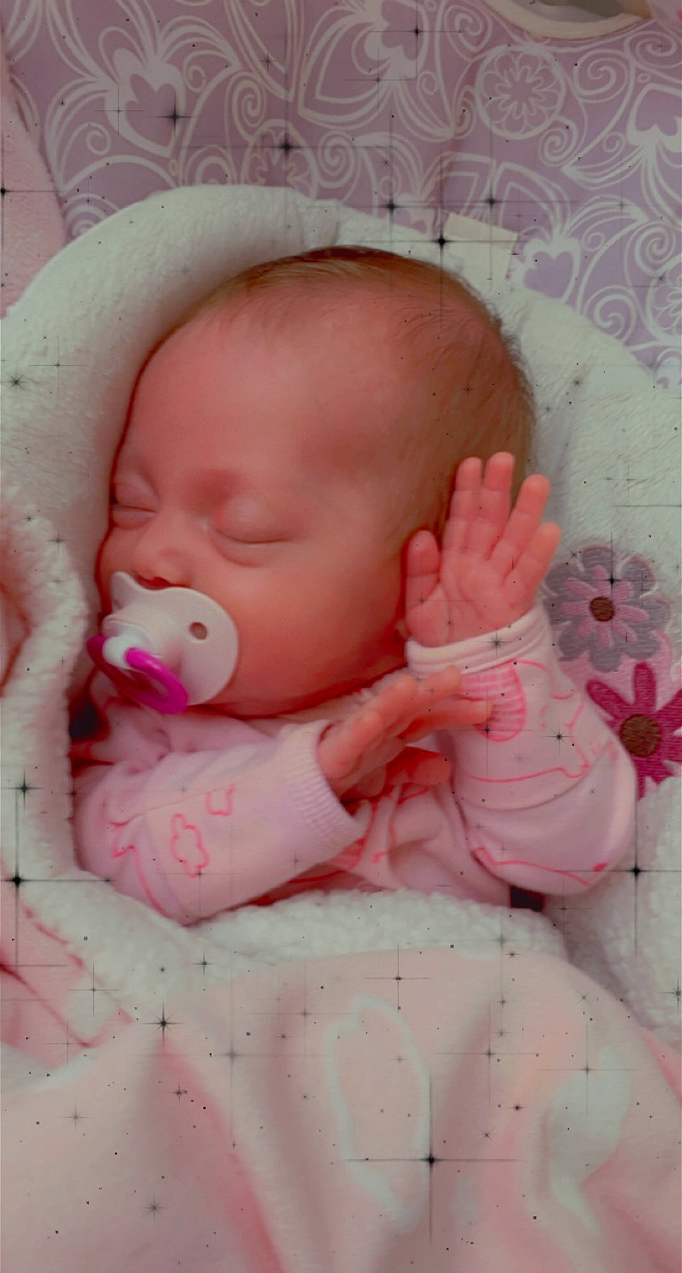 Jaida joined the competition — help win amazing prizes! baby, baby_sleeping, baby_toddler_clothing, cheek, chin, comfort, ear, face, finger, hand, head, human_body, lip, mammal, mouth, nail, nose, person, pink, skin