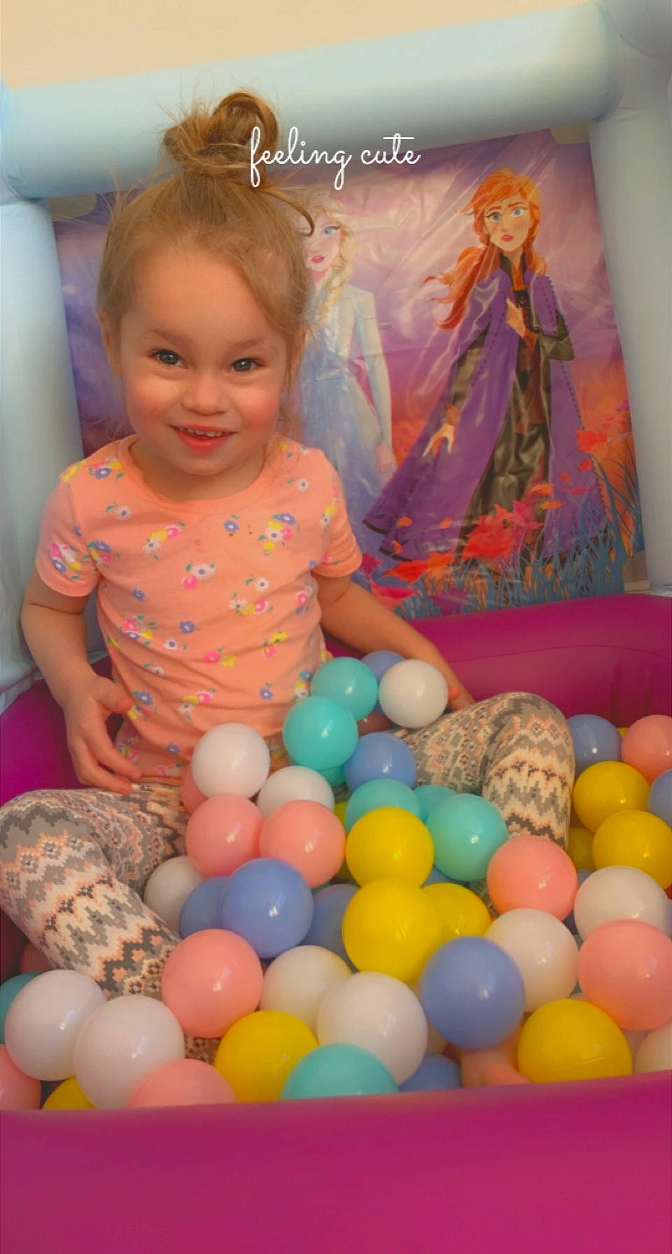 Tessa is registered to the contest to win money with this photo: baby, baby_playing_with_toys, baby_products, baby_toddler_clothing, baby_toys, ball, ball_pit, child, fun, hair_accessory, happy, human, joy, mouth, nose, party, party_supply, person, pink, play
