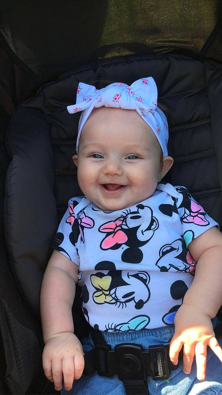 Suzannah joined the competition — help win amazing prizes! baby, baby_toddler_clothing, beauty, black, cheek, child, cool, flash_photography, fun, happy, headgear, headwear, joy, pattern, person, pink, product, purple, skin, sleeve