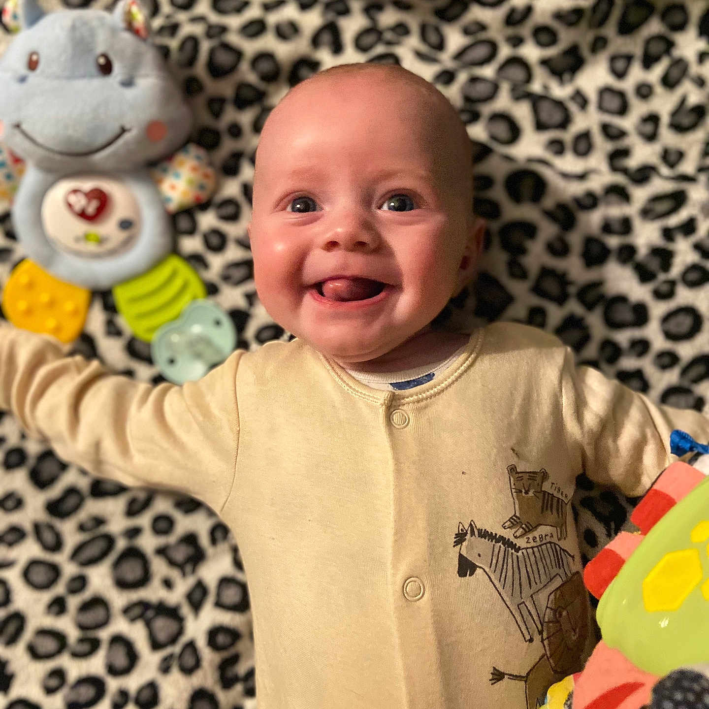 Antony joined the competition — help win amazing prizes! baby, babylaughing, clothing, coat, cushion, face, happy, head, homedecor, jacket, laughing, nature, outdoors, person, photography, plush, portrait, smile, snow, toy