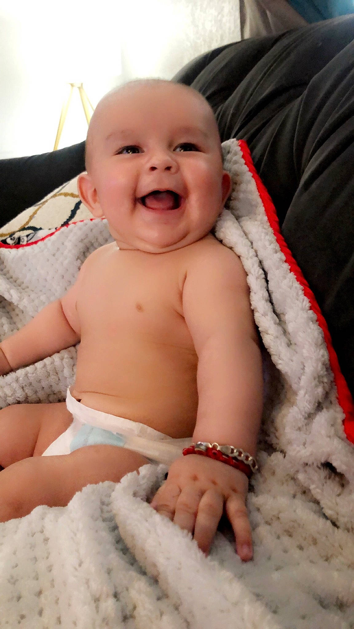 Everardo joined the competition — help win amazing prizes! arm, baby, baby_toddler_clothing, cheek, comfort, eye, face, hand, happy, human_body, iris, leg, lip, mouth, person, pink, skin, smile, stomach, textile
